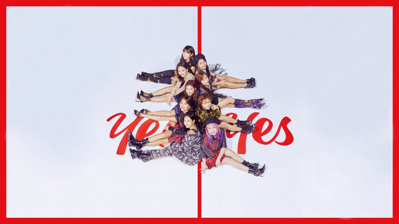K pop Asian Twice korean women sitting heels group of 2k 4k