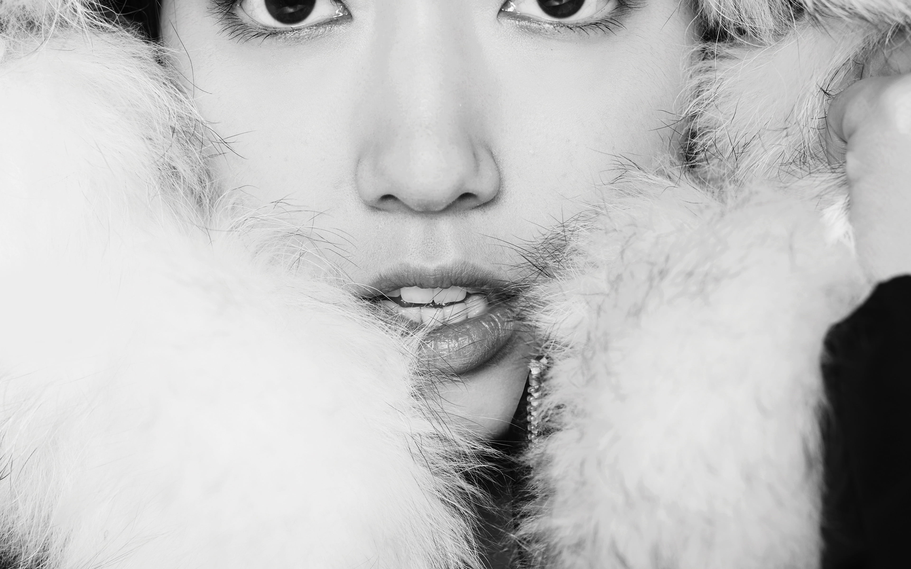 kpop park shin hye actress beauty cute bw close up 28 2k 4k