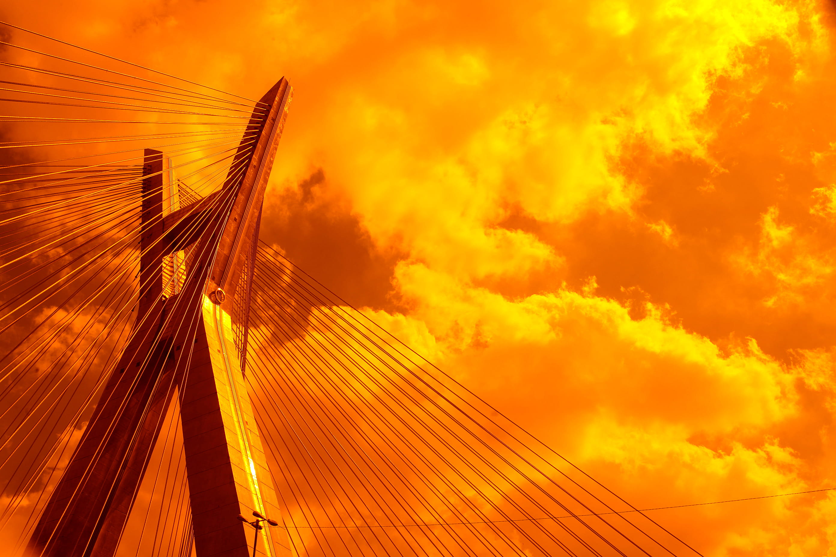 nature bridge outdoors building sky saopaulo ponte estaida 2k