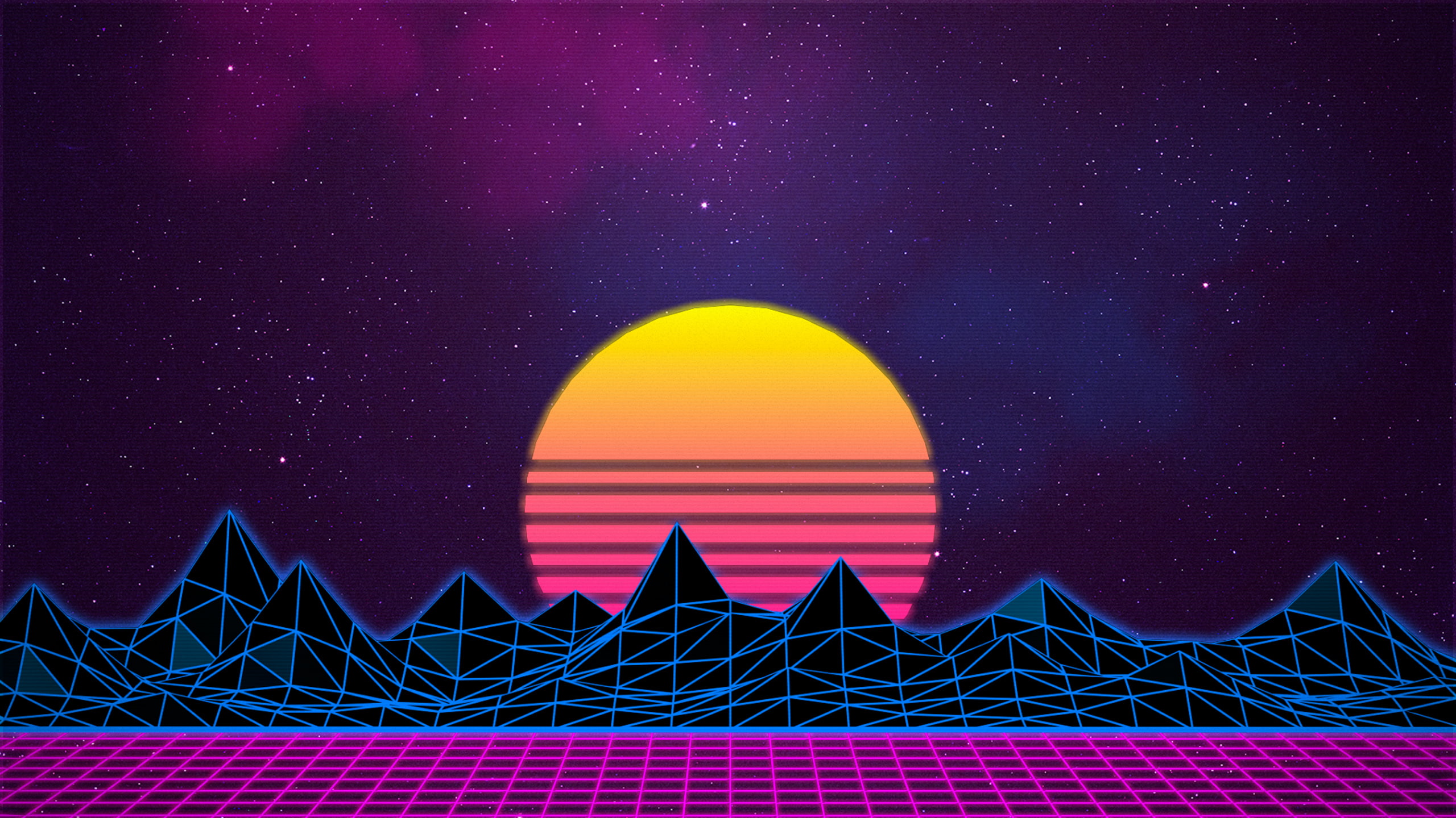 Retrowave purple background pink vaporwave abstract 13 2k