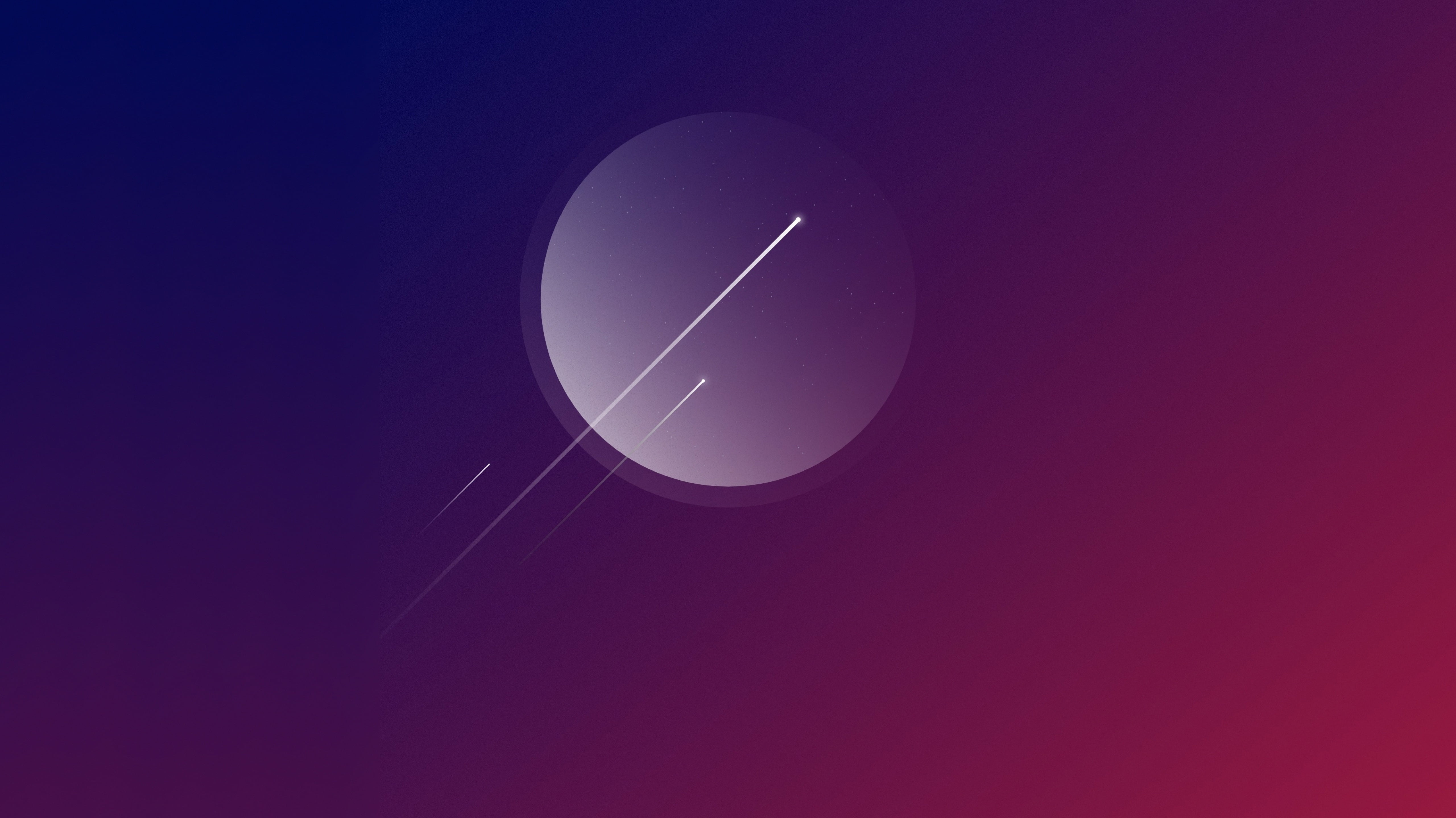 illustration gradient stars meteors digital abstract 2k 4k 5k