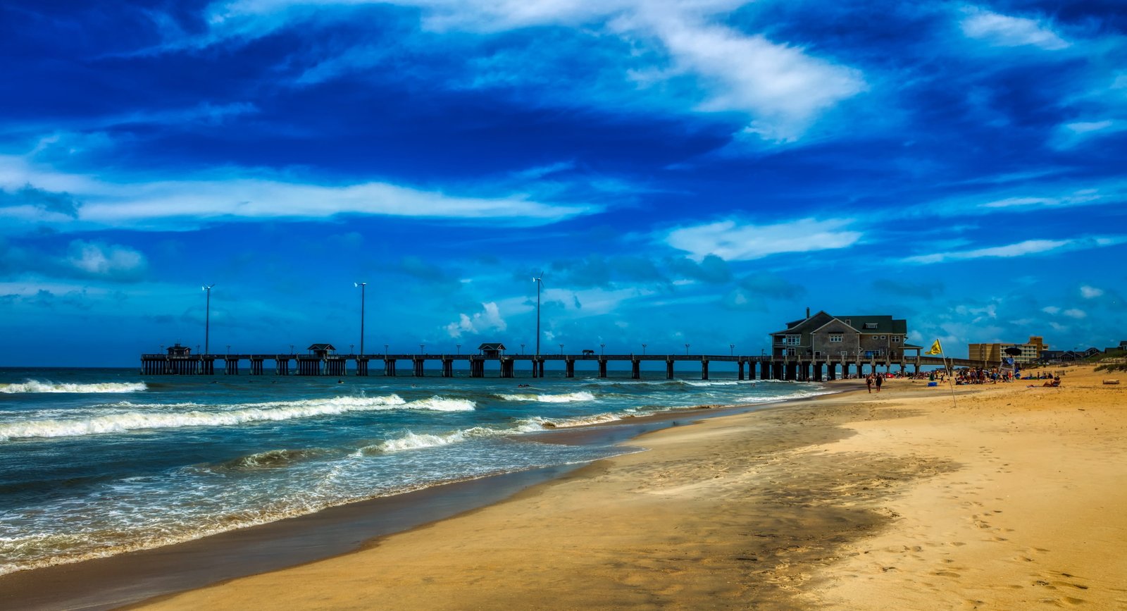 jennette s pier nags head outer banks north carolina panorama 2k 4k