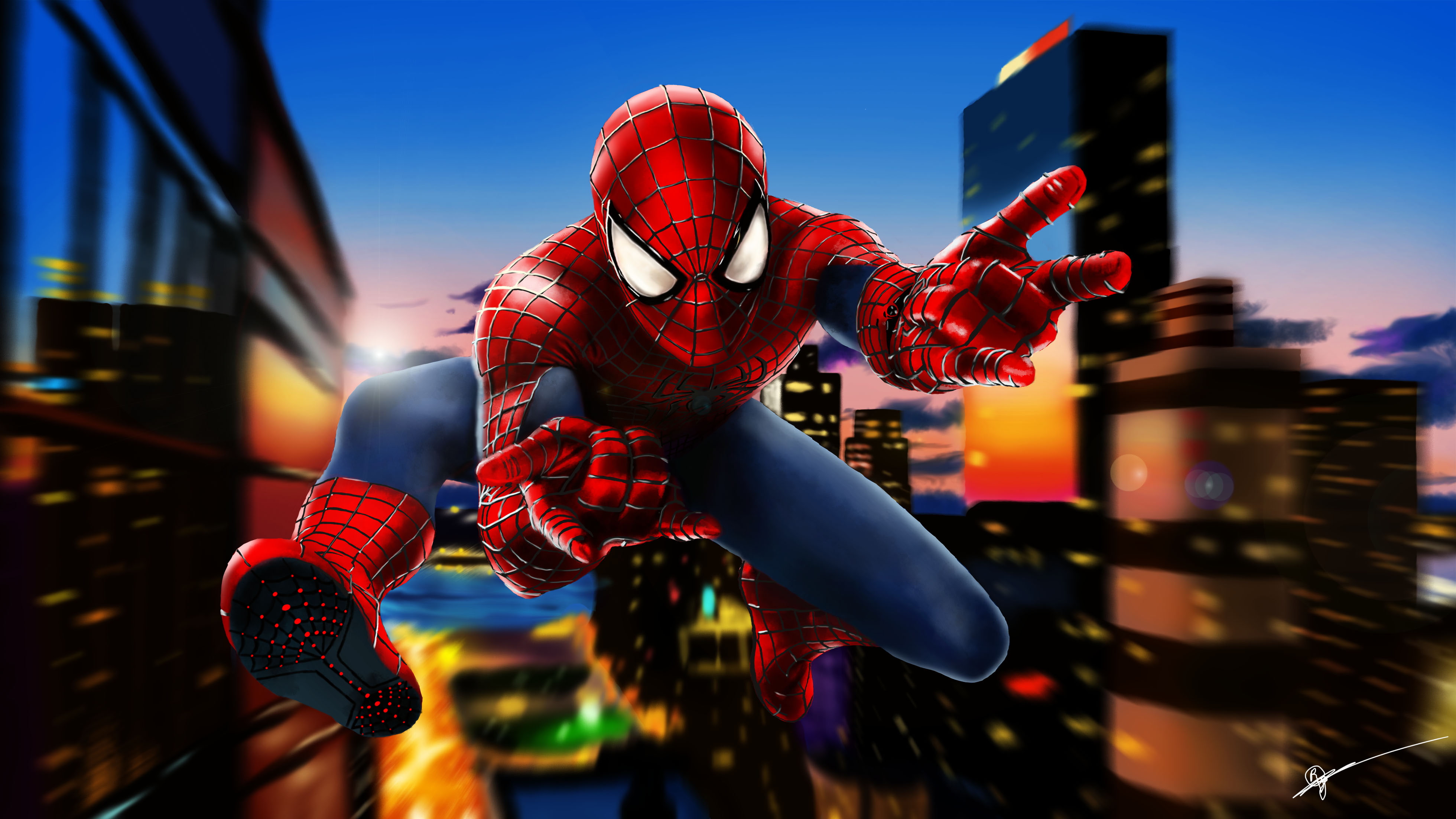 spiderman artwork hd artist deviantart digital art 2k 4k