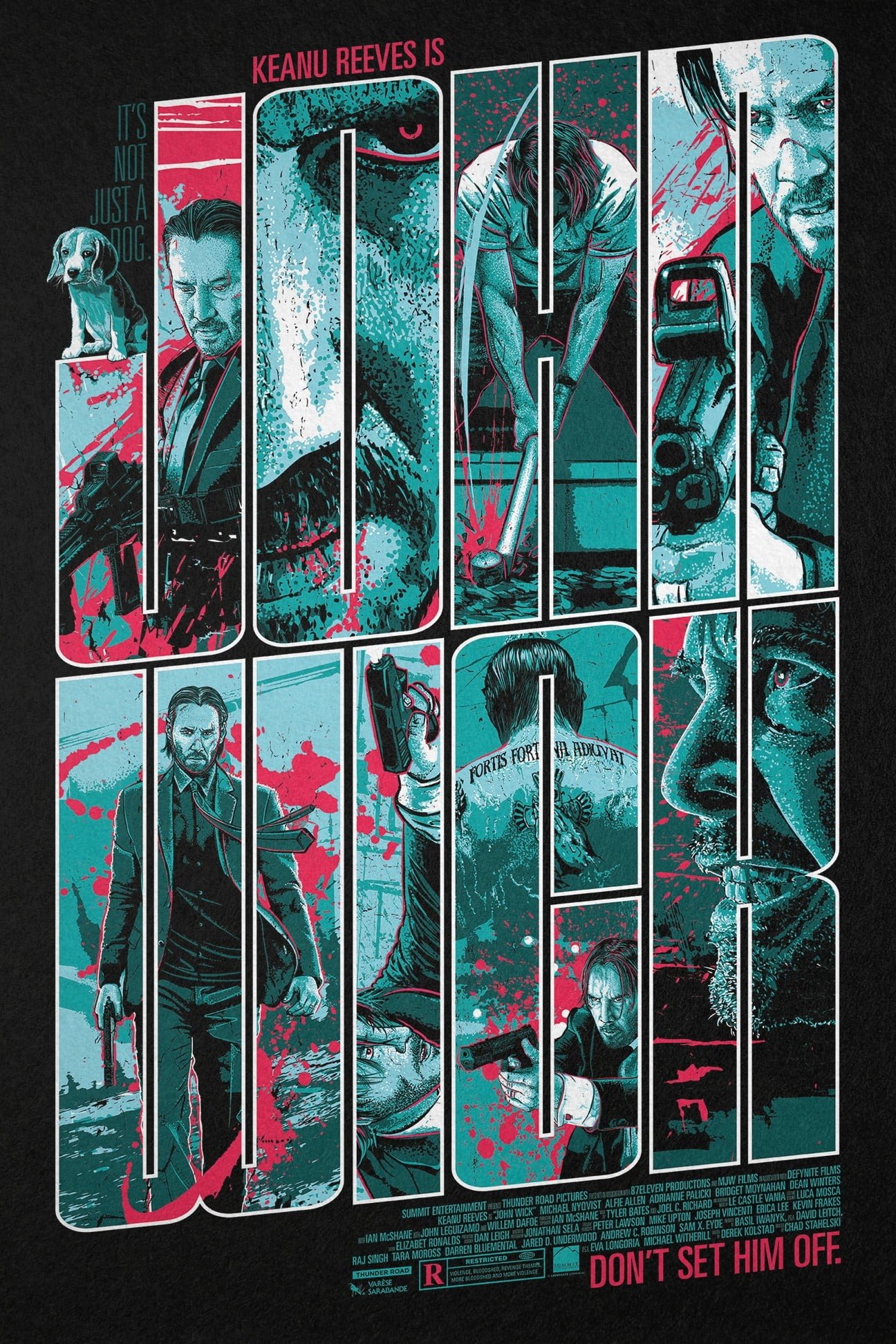 untitled John Wick movies movie poster no people digital composite