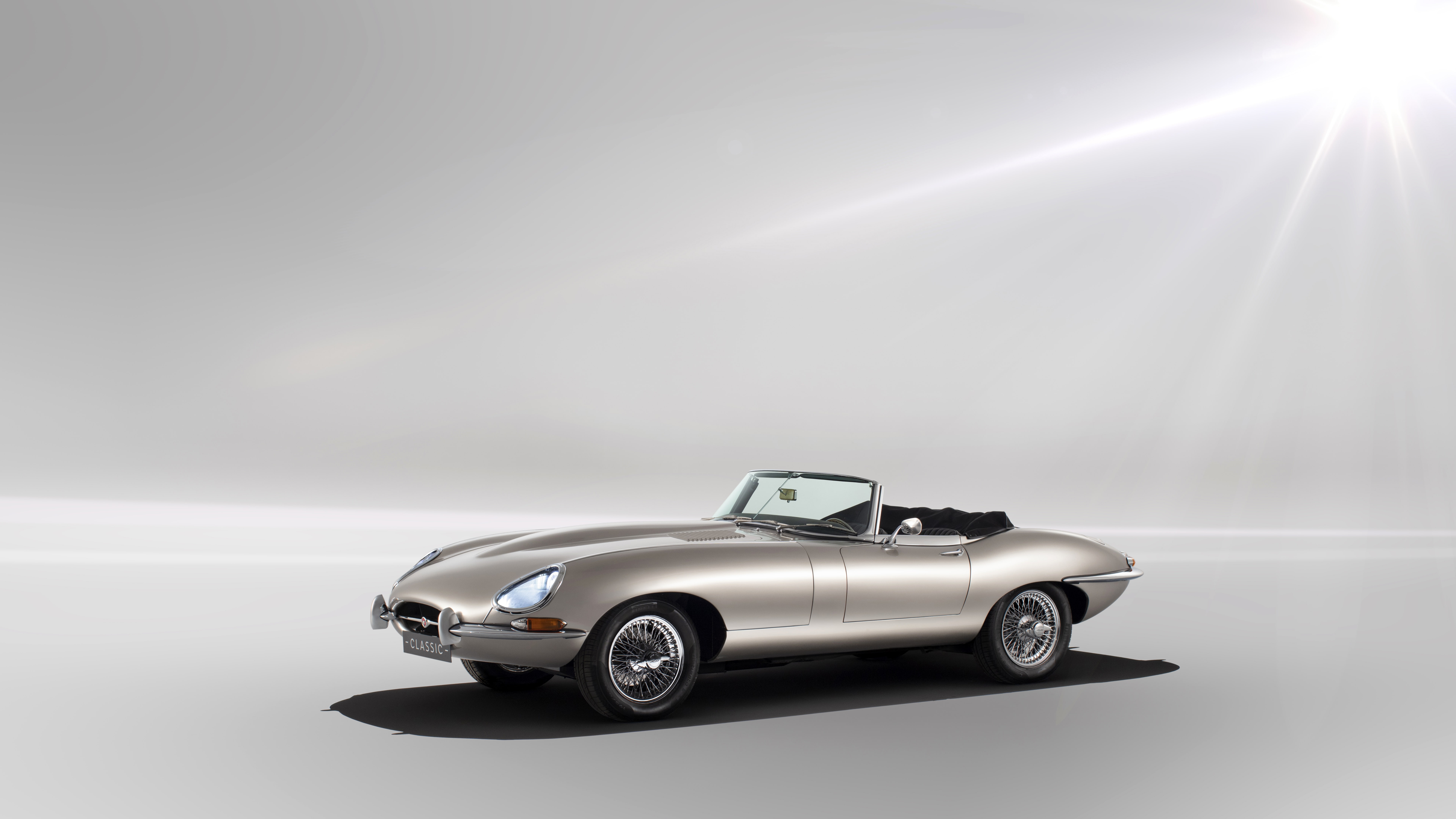 jaguar e type zero sports car electric 2k 4k 5k 8k