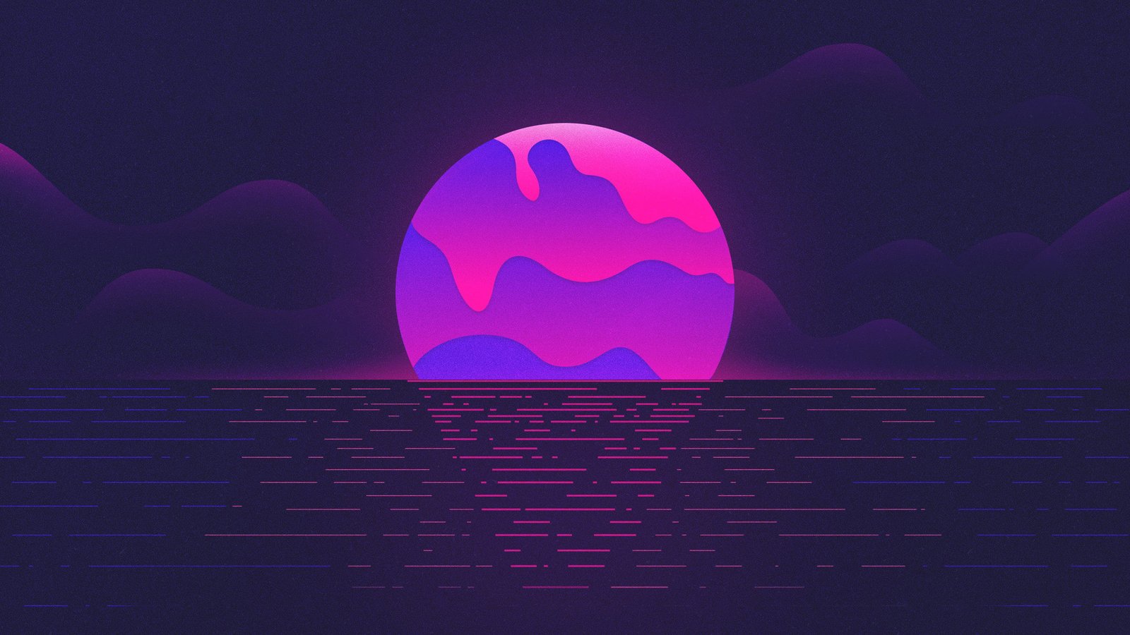 moon Purple HD 2k