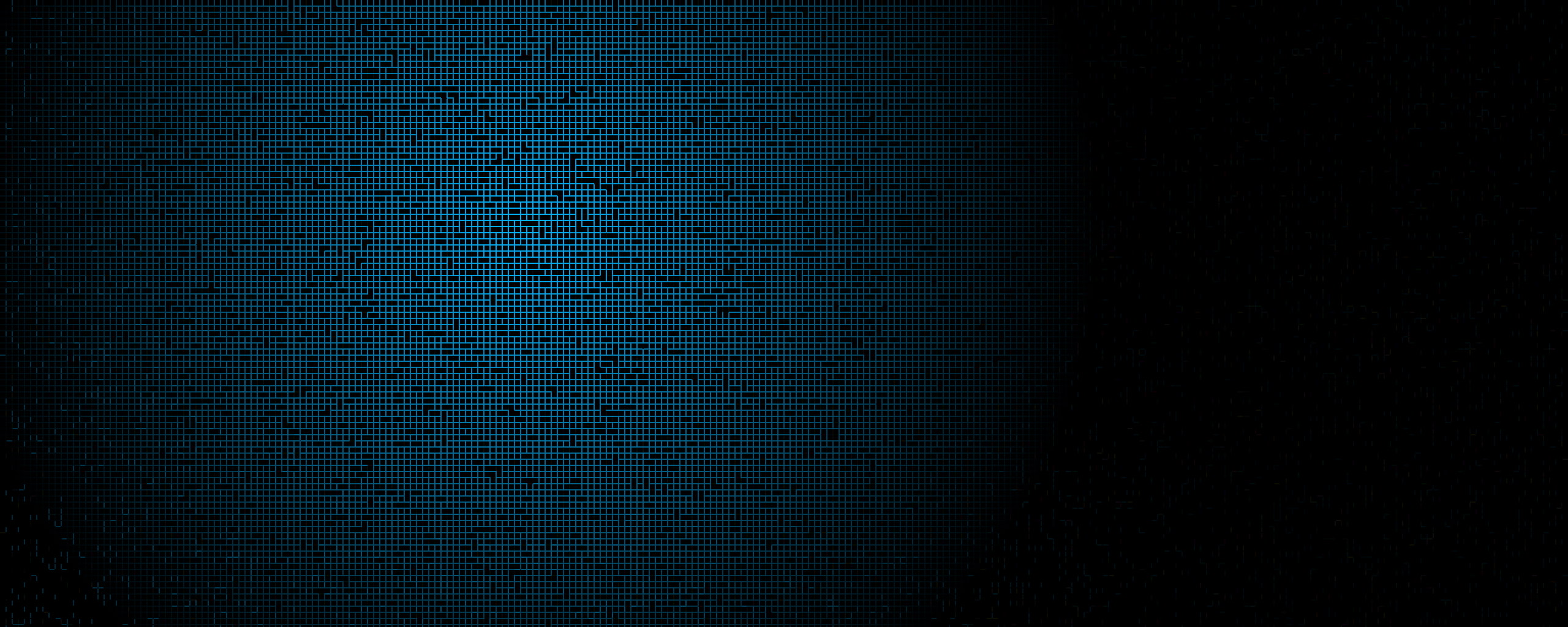 abstract multiple display pattern gradient texture blue 2k