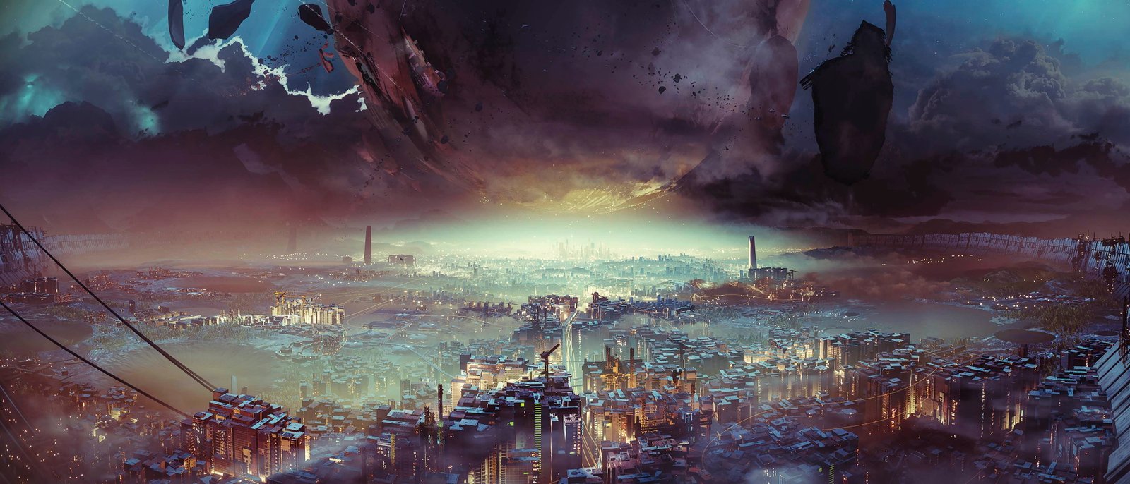 gray concrete building lot digital wallpaper Destiny 2 art 2k 4k
