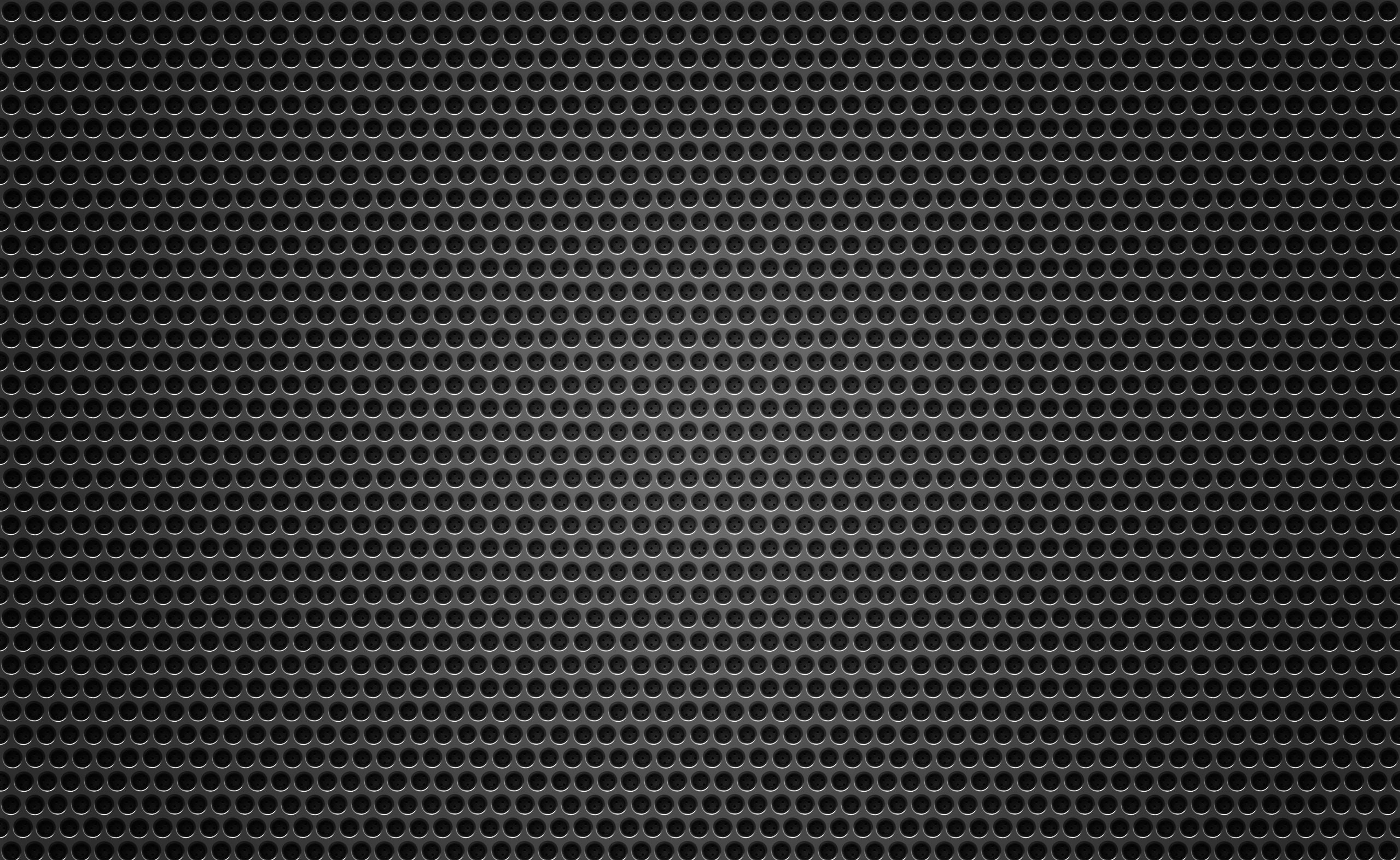 Black Background Metal Hole Aero minimalism texture backgrounds 2k