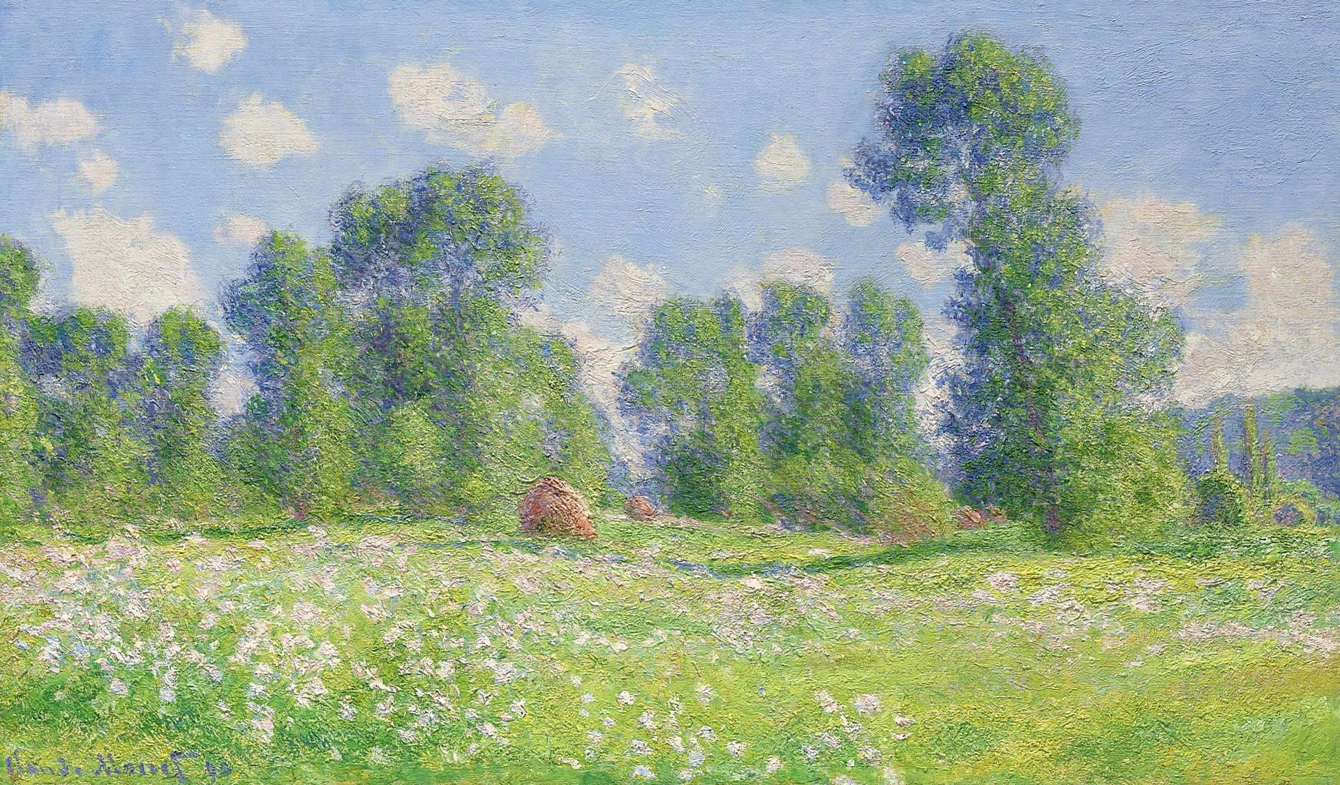 Classic Art Claude Monet landscape nature painting 2k