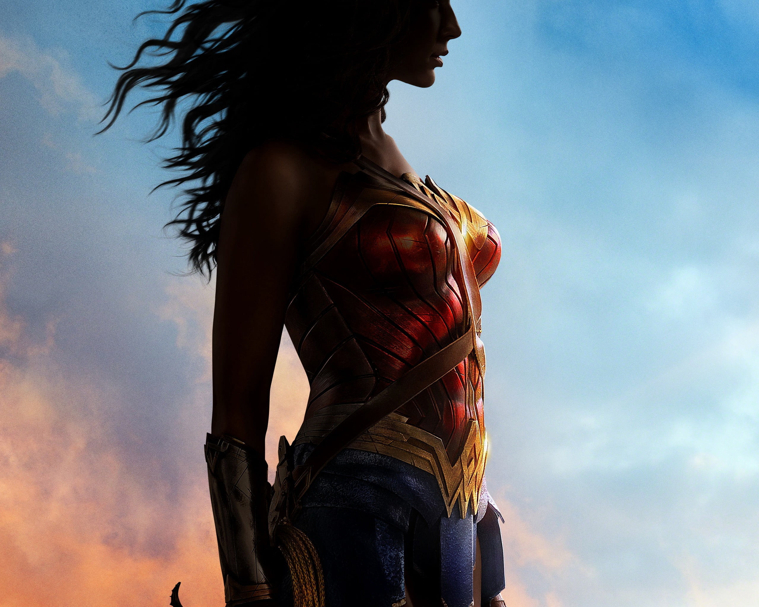 Gal Gadot as Wonderwoman Wonder Woman superhero superheroines 2k