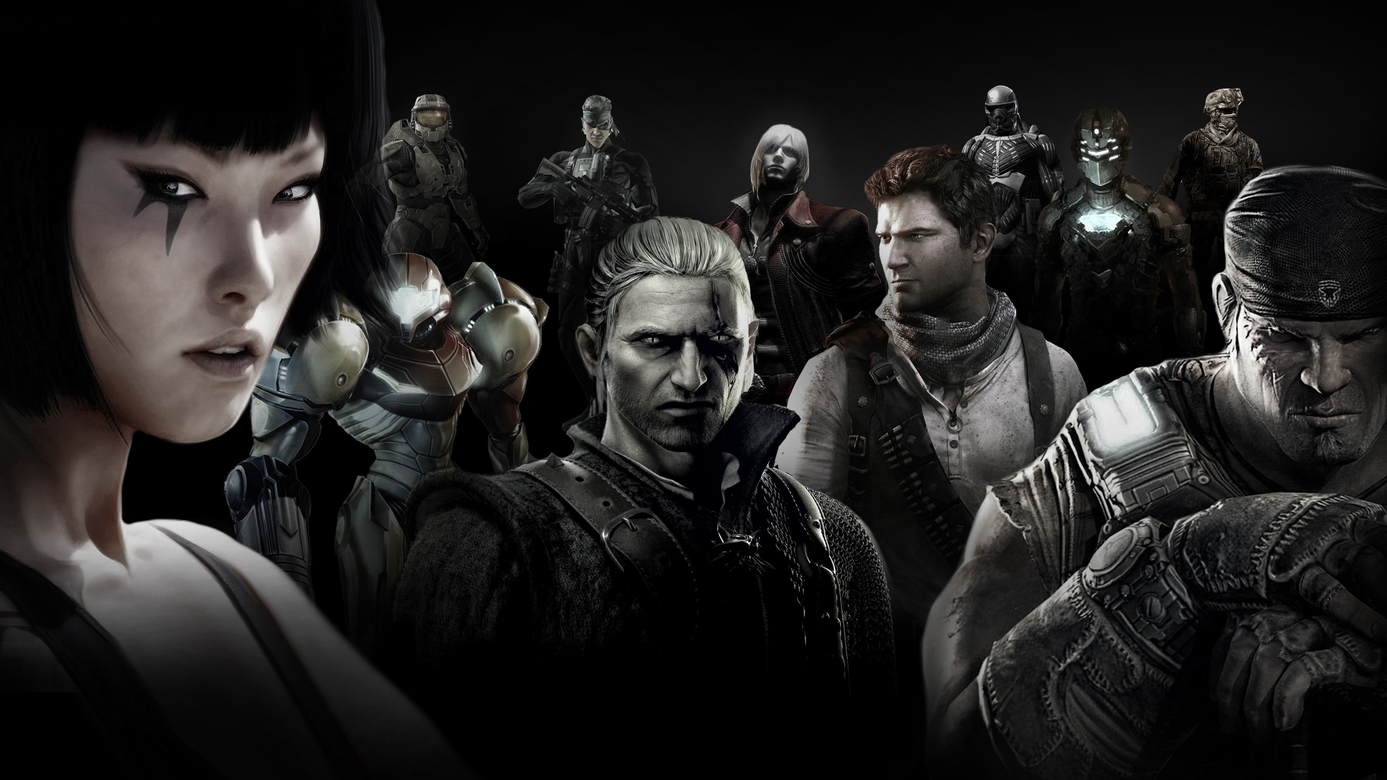 assorted character digital wallpaper Devil May Cry Dead Space 2k 4k 5k