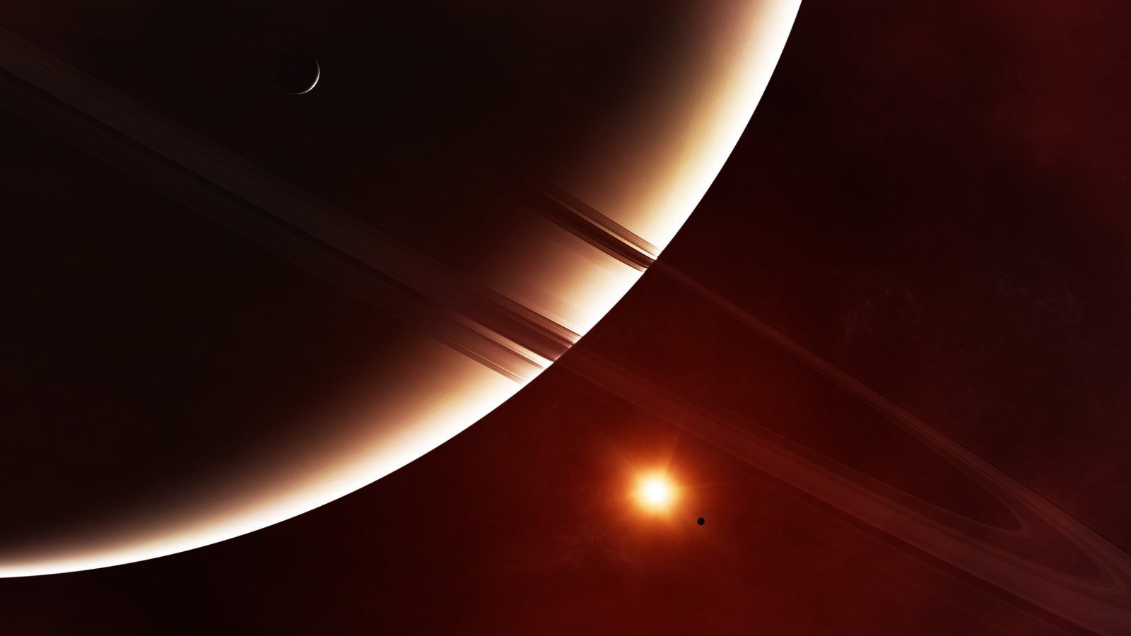 closeup photo of planet Saturn 2k 4k 5k 8k