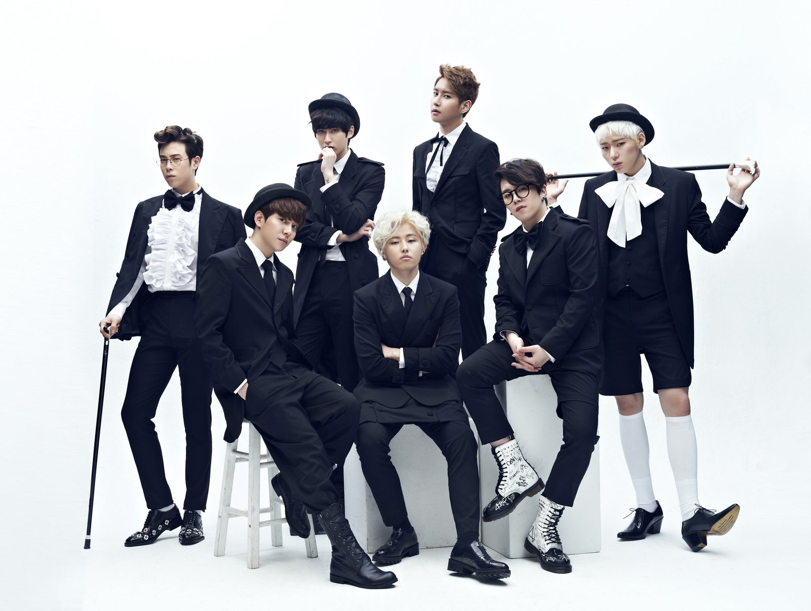 K pop boy band Blockb Zico Jaehyo P O Park Kyung B Bomb 2k 4k