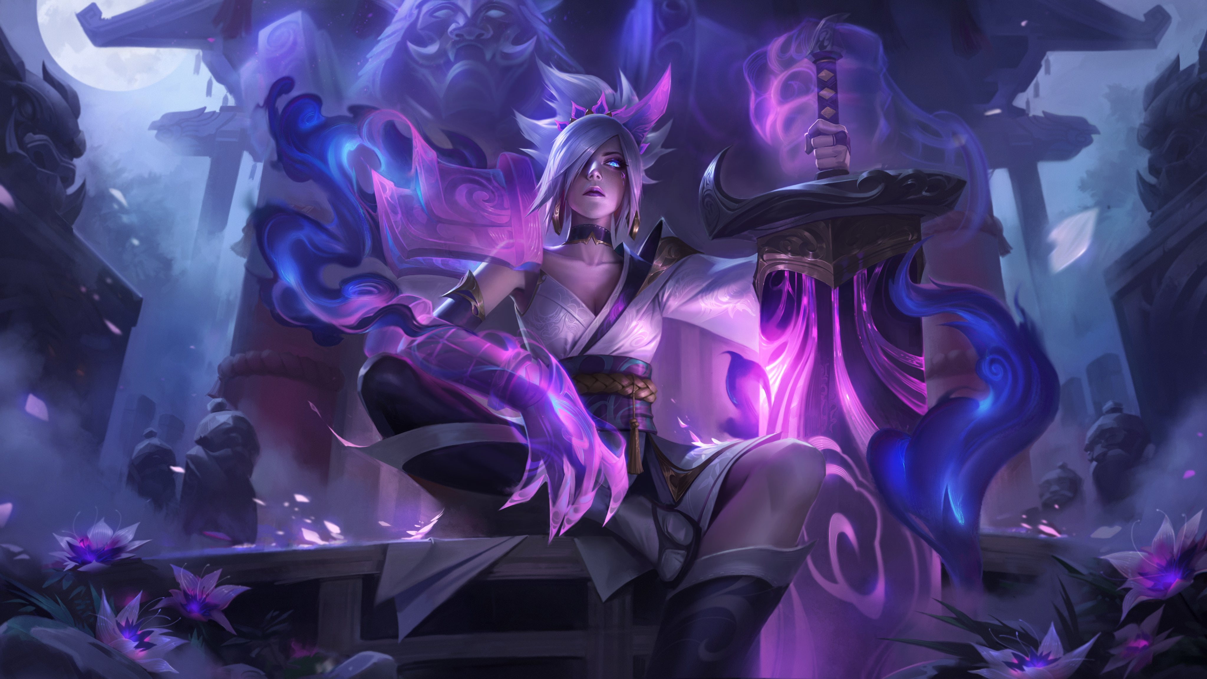 spirit blossom Riven League of Legends Riot Games 2k 4k