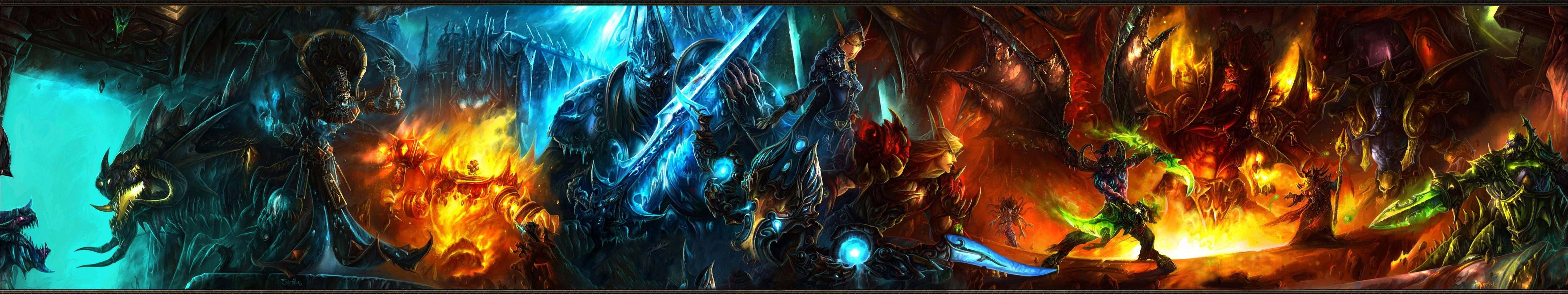 World of Warcraft Wrath the Lich King Arthas video games 2k 4k 5k