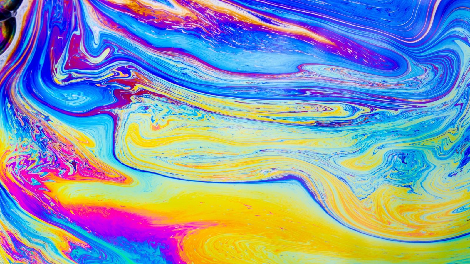 Abstract colorful art texture yellow pink blue multi colored 2k