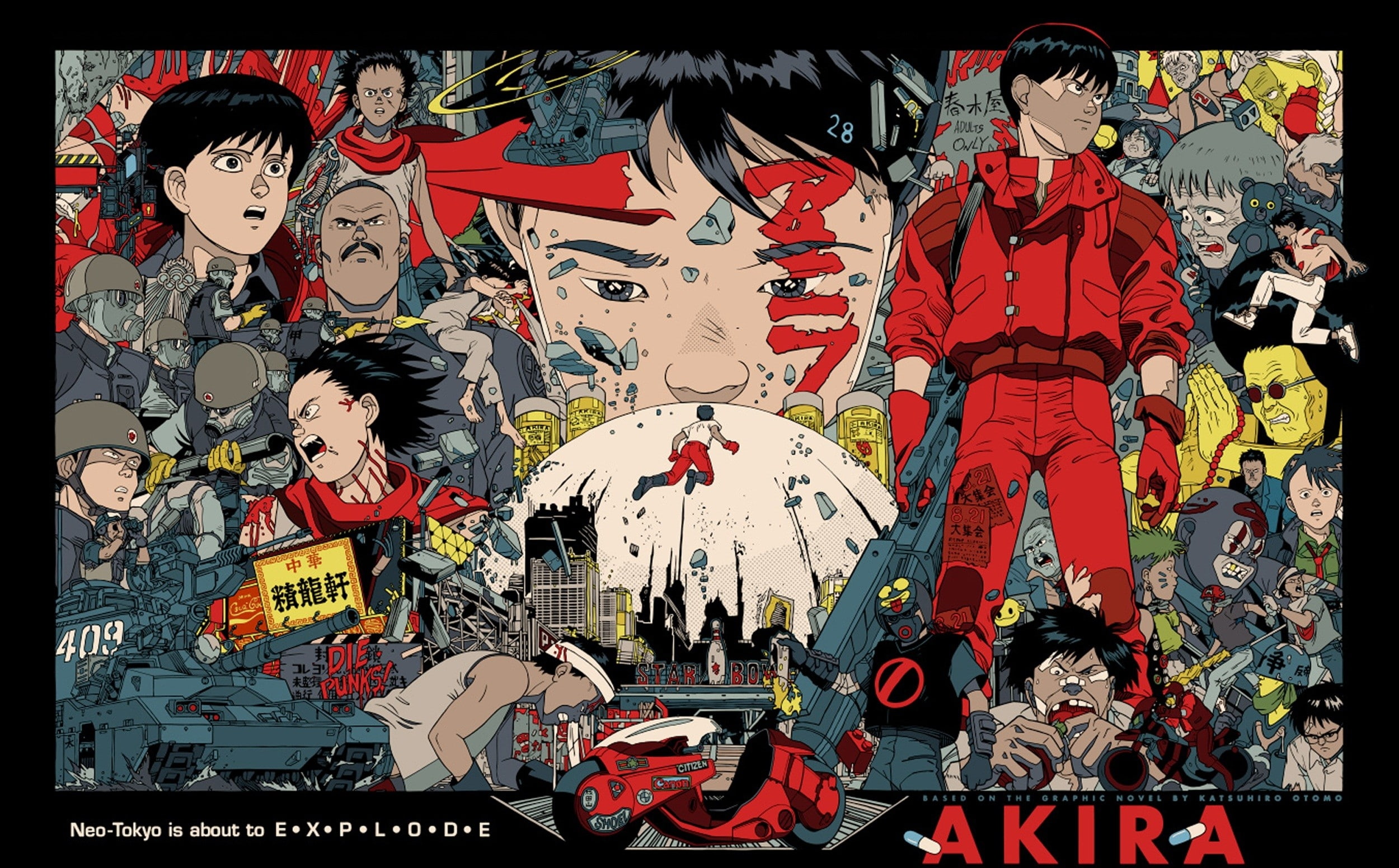 akira tetsuo pills anime kaneda Anime Akira HD Art 2k