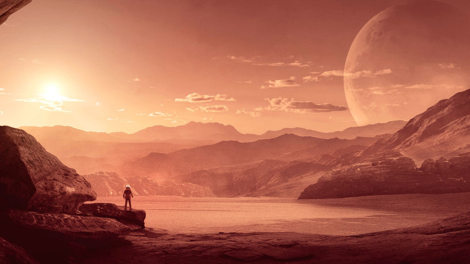 Mars Mission HD space sky 2k