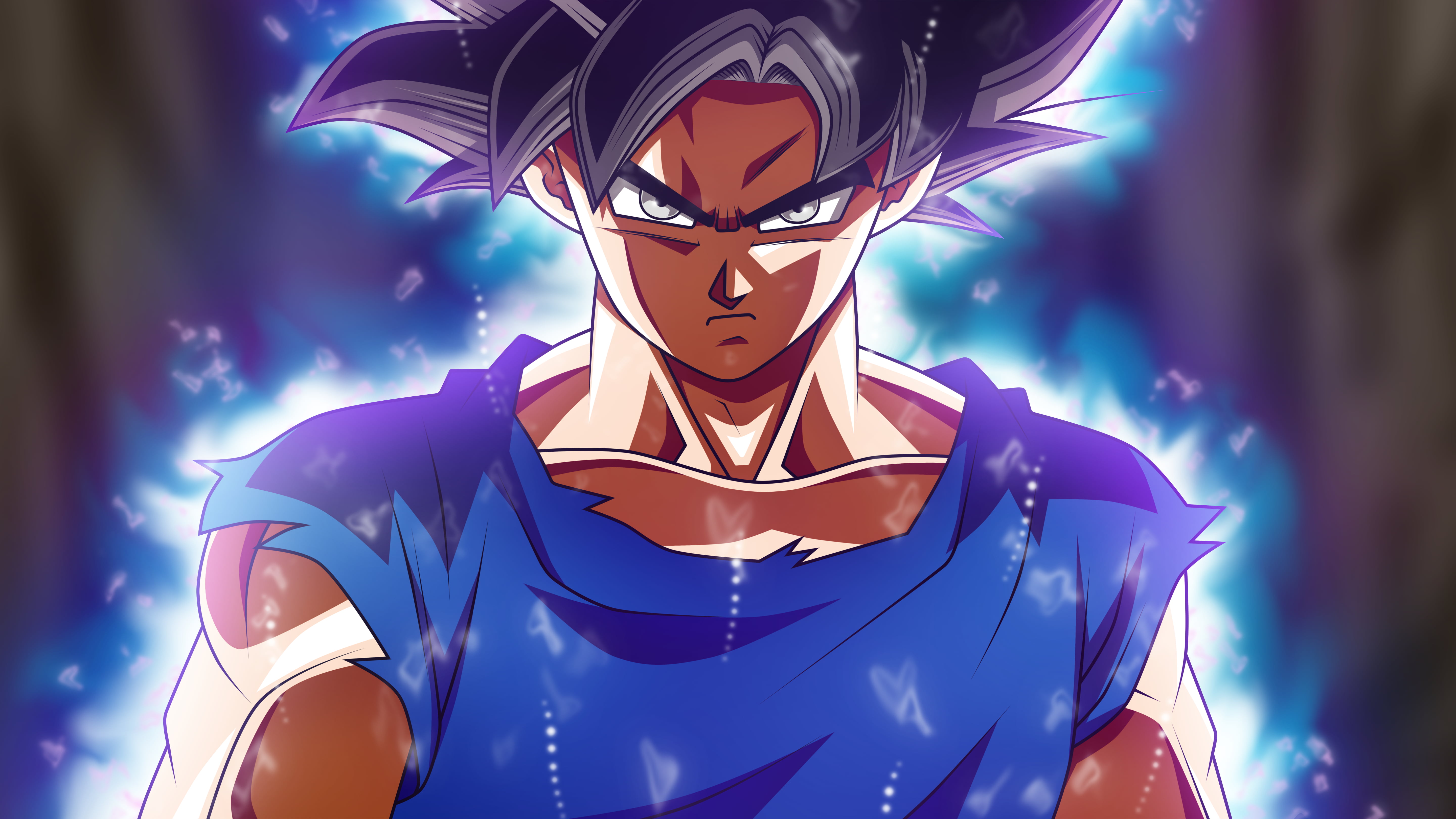 Son Goku illustration Ultra Instinct vector 2k 4k 5k