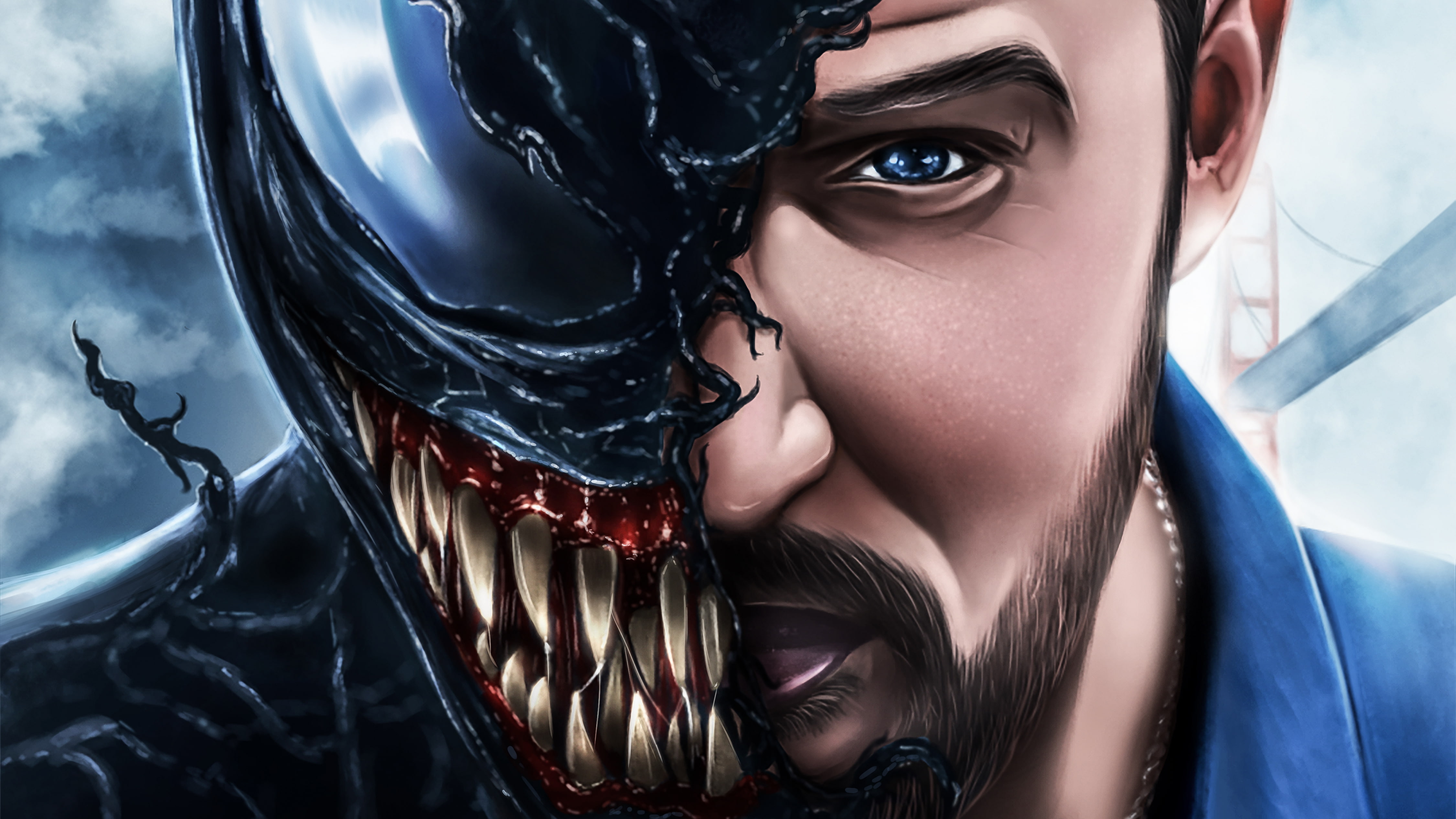 venom movie superheroes hd artwork digital art deviantart 2k 4k 5k