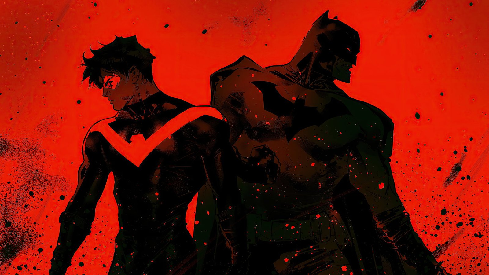 Batman artwork ArtStation red Nightwing Robin superhero 2k 4k