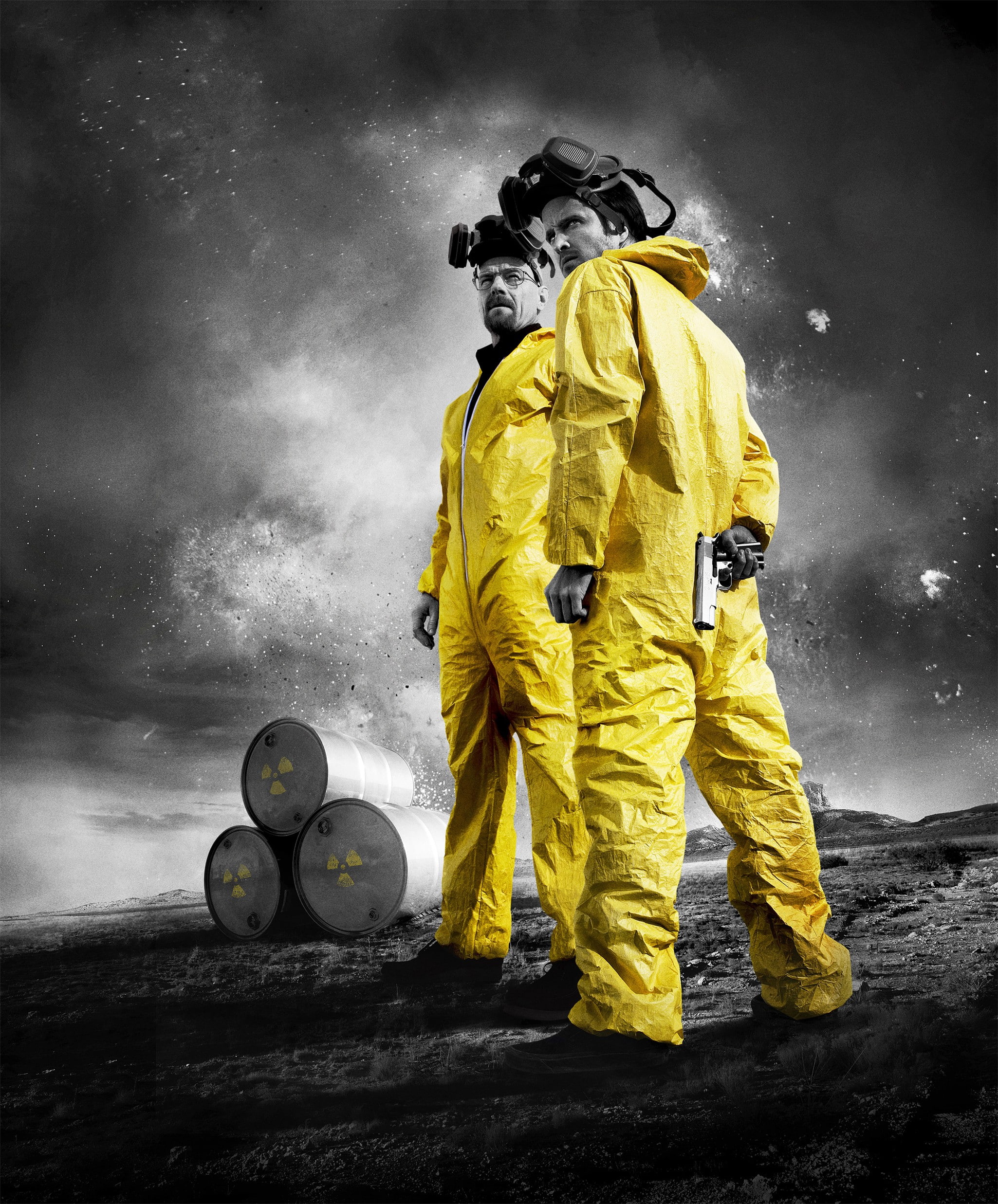 Breaking Bad Walter White Jesse Pinkman selective coloring 2k