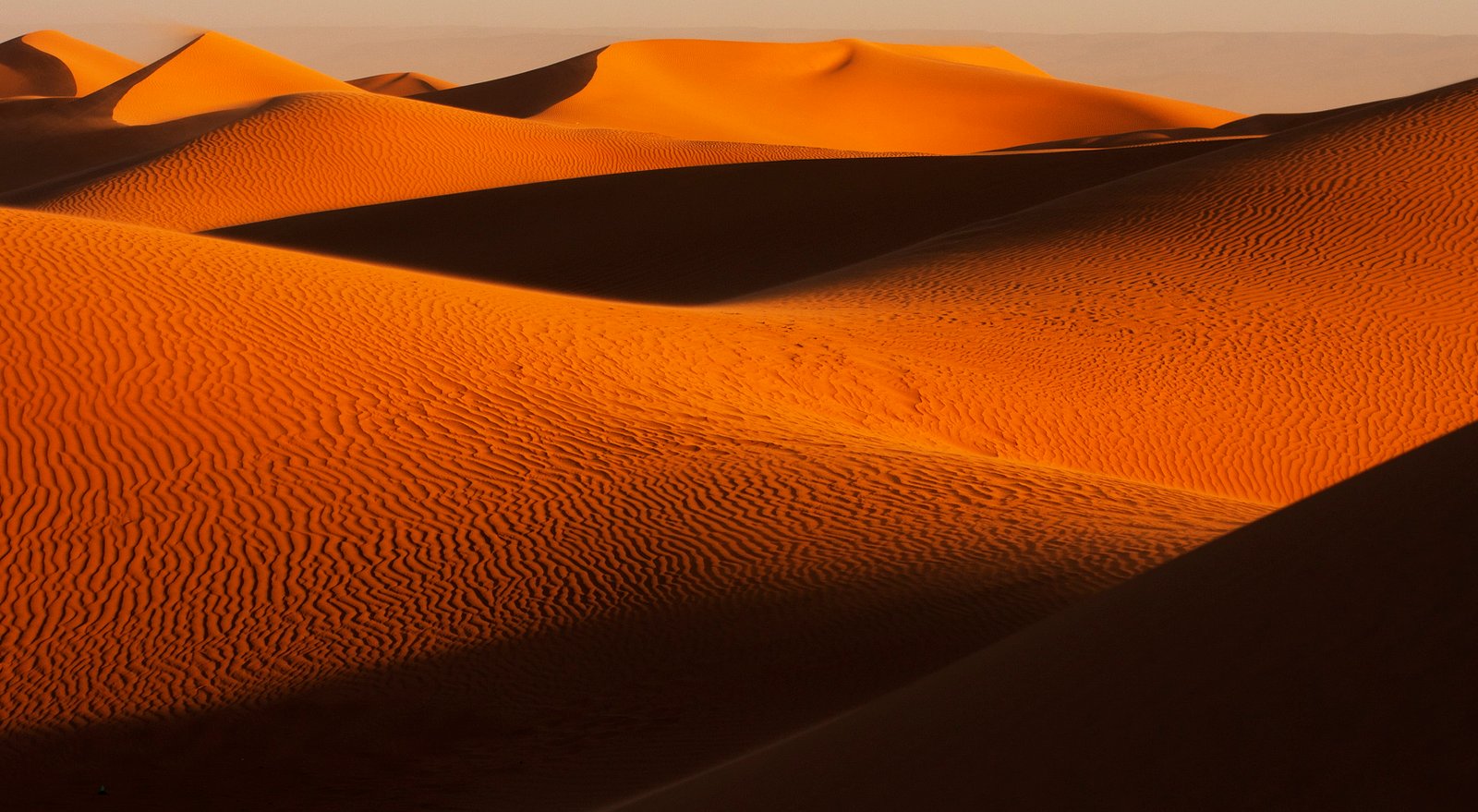 brown desert waves scenery sunset Dunes Africa Morocco 2k