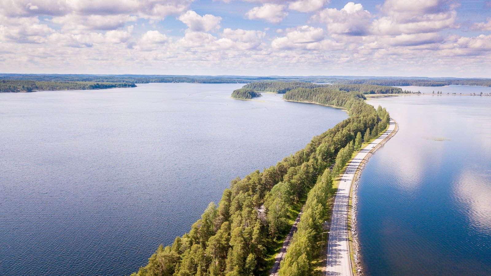 finnish punkaharju landscape summer lake being 2k