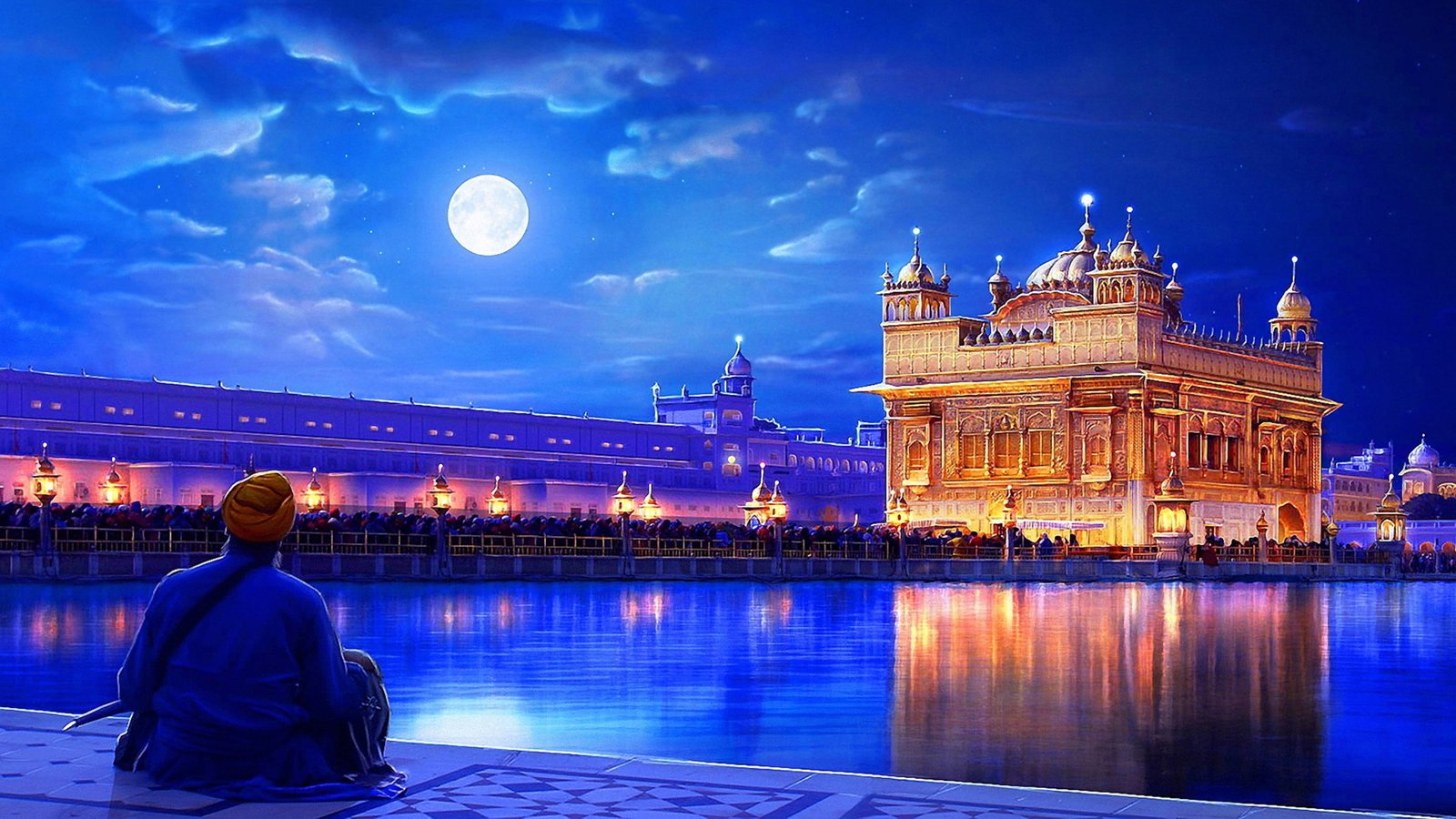 Golden Temple Harmandir Sahib in the city of Amritsar Punjab India Ultra Hd Wallpaper 2k 4k