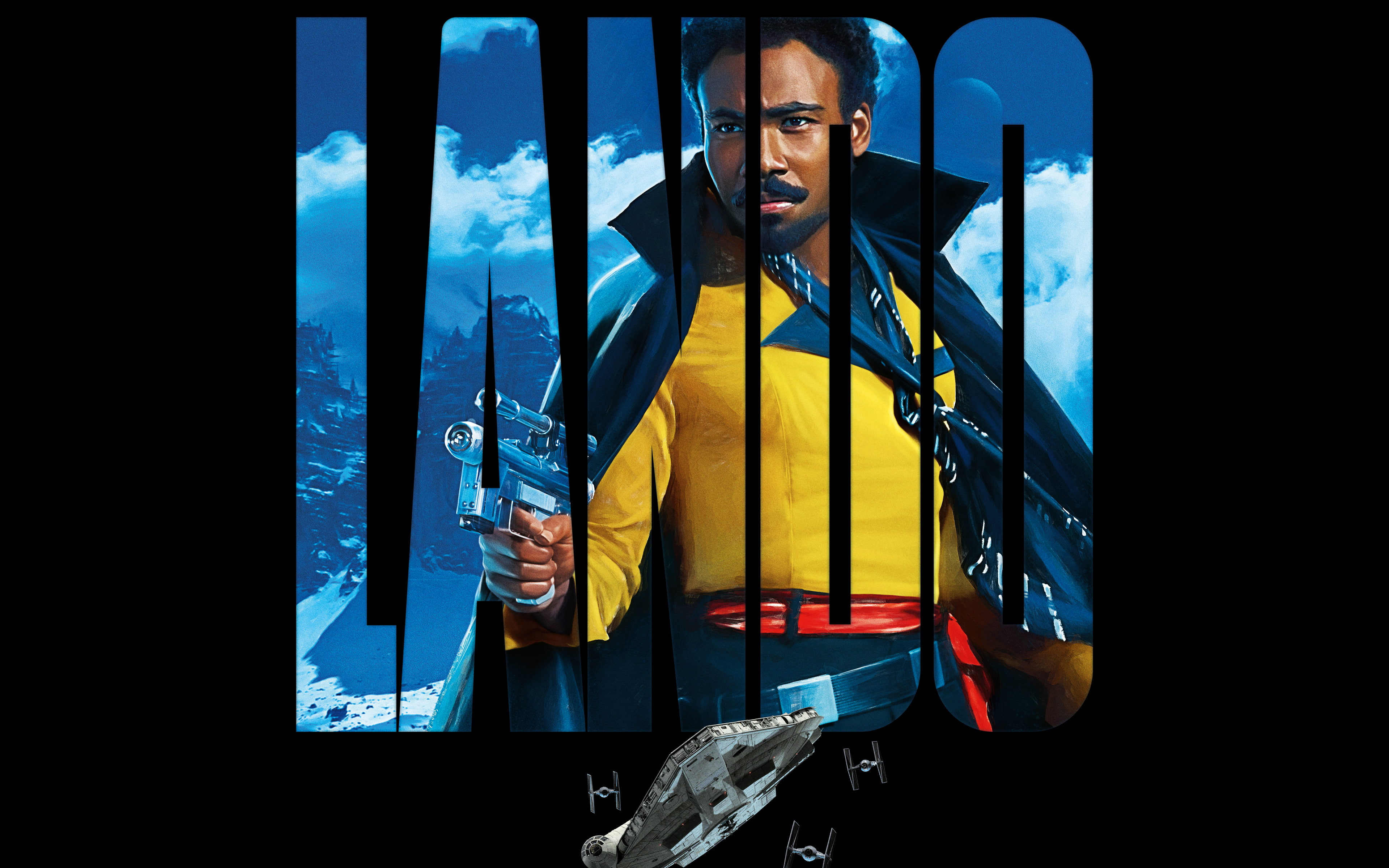 Lando Calrissian in Solo A Star Wars Story one person 2k 4k