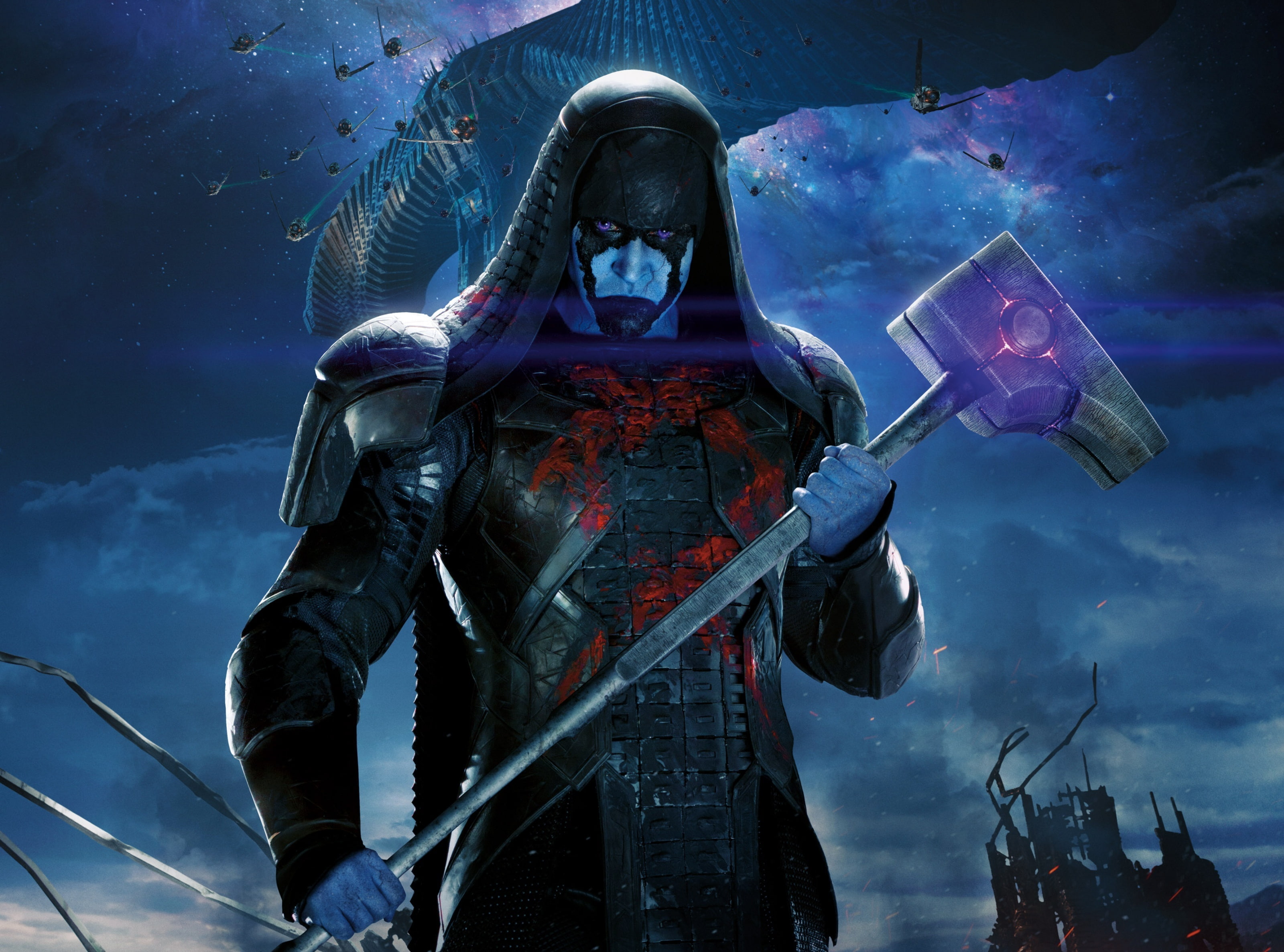 Ronan The Accuser Guardians Of Galaxy Thor character wallpaper 2k
