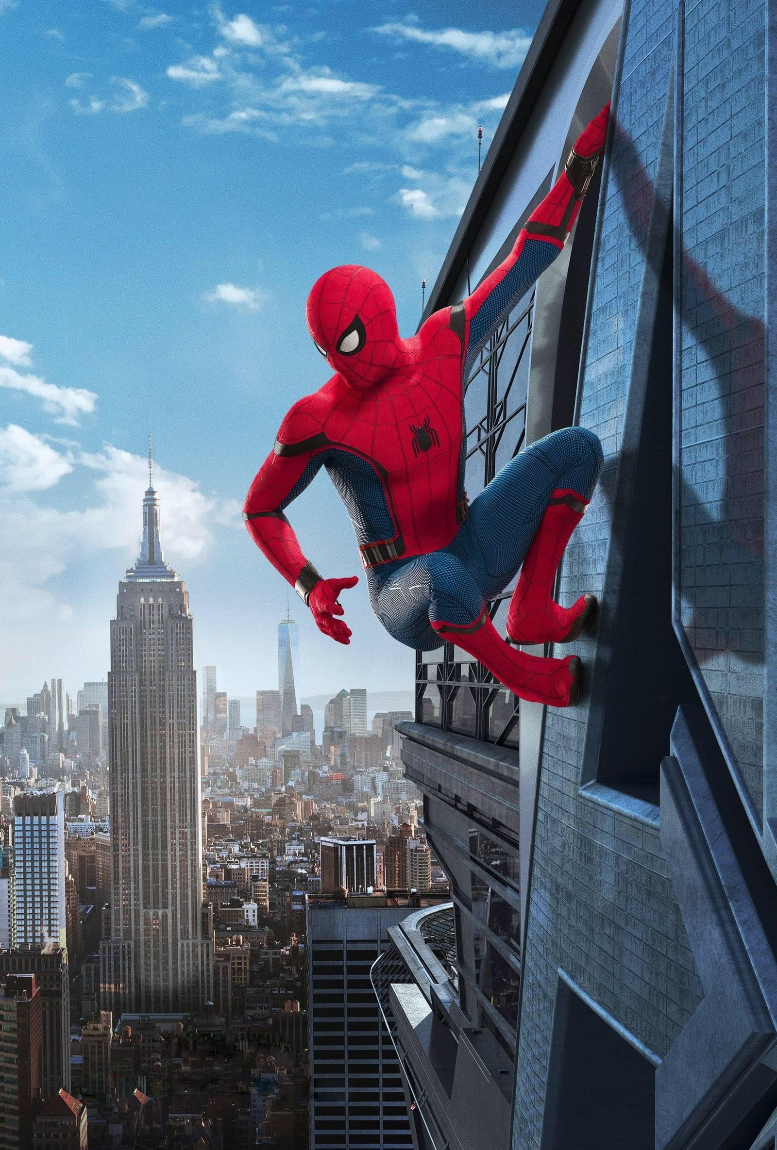 Spider Man illustration portrait display Homecoming 2k