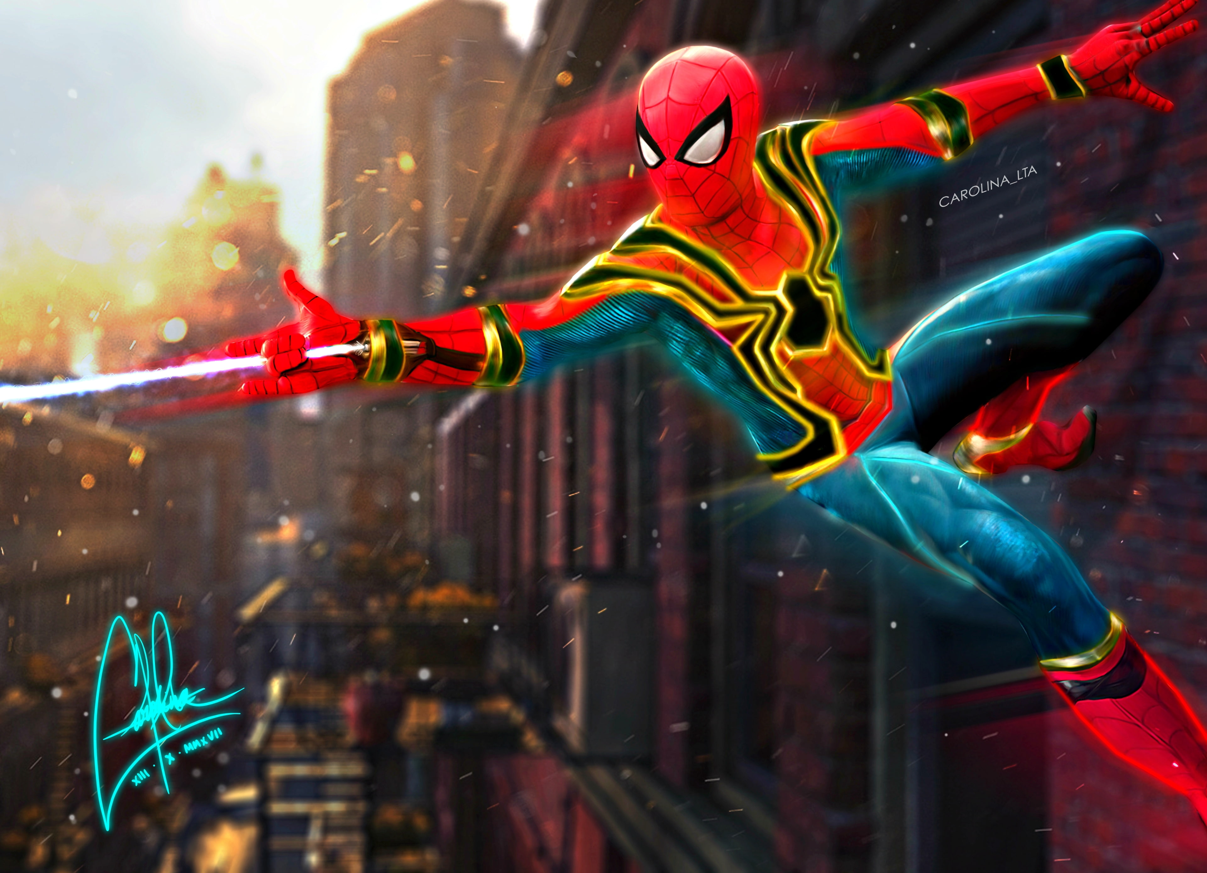spiderman hd artwork artist digital art behance superheroes 2k 4k