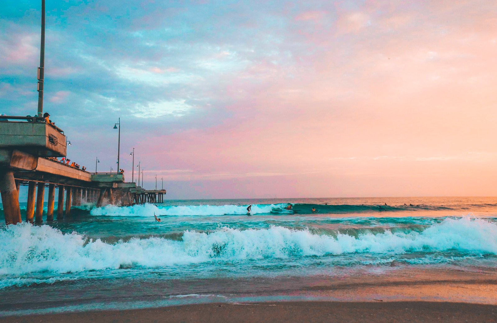 united states los angeles venice beach ocean summer surf 2k 4k 5k