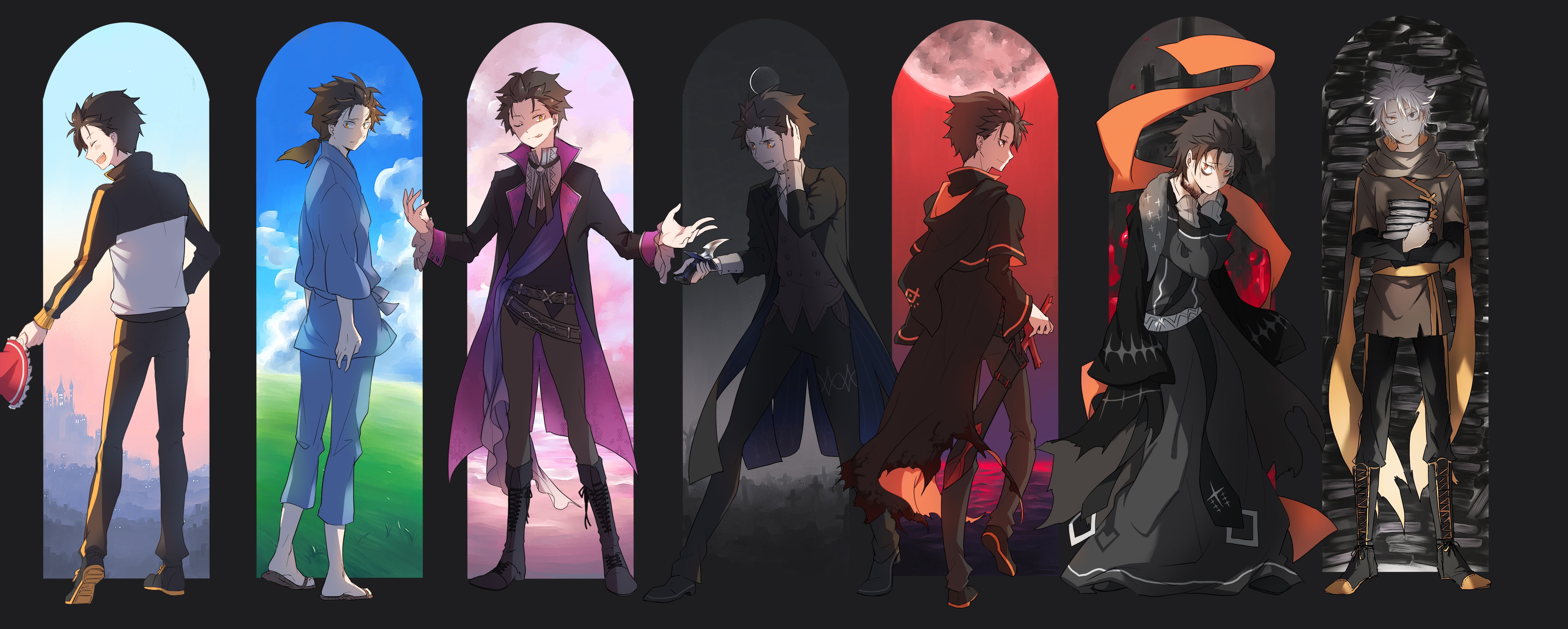 Anime Re ZERO Starting Life in Another World Subaru Natsuki 2k 4k 5k 8k