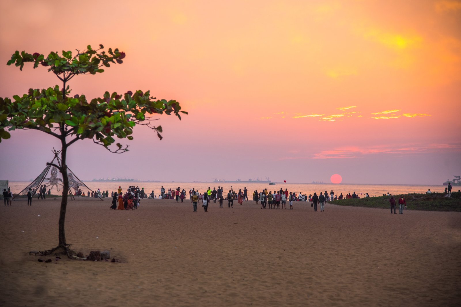 beach sunset at goa beachs of beaches 2k 4k 5k