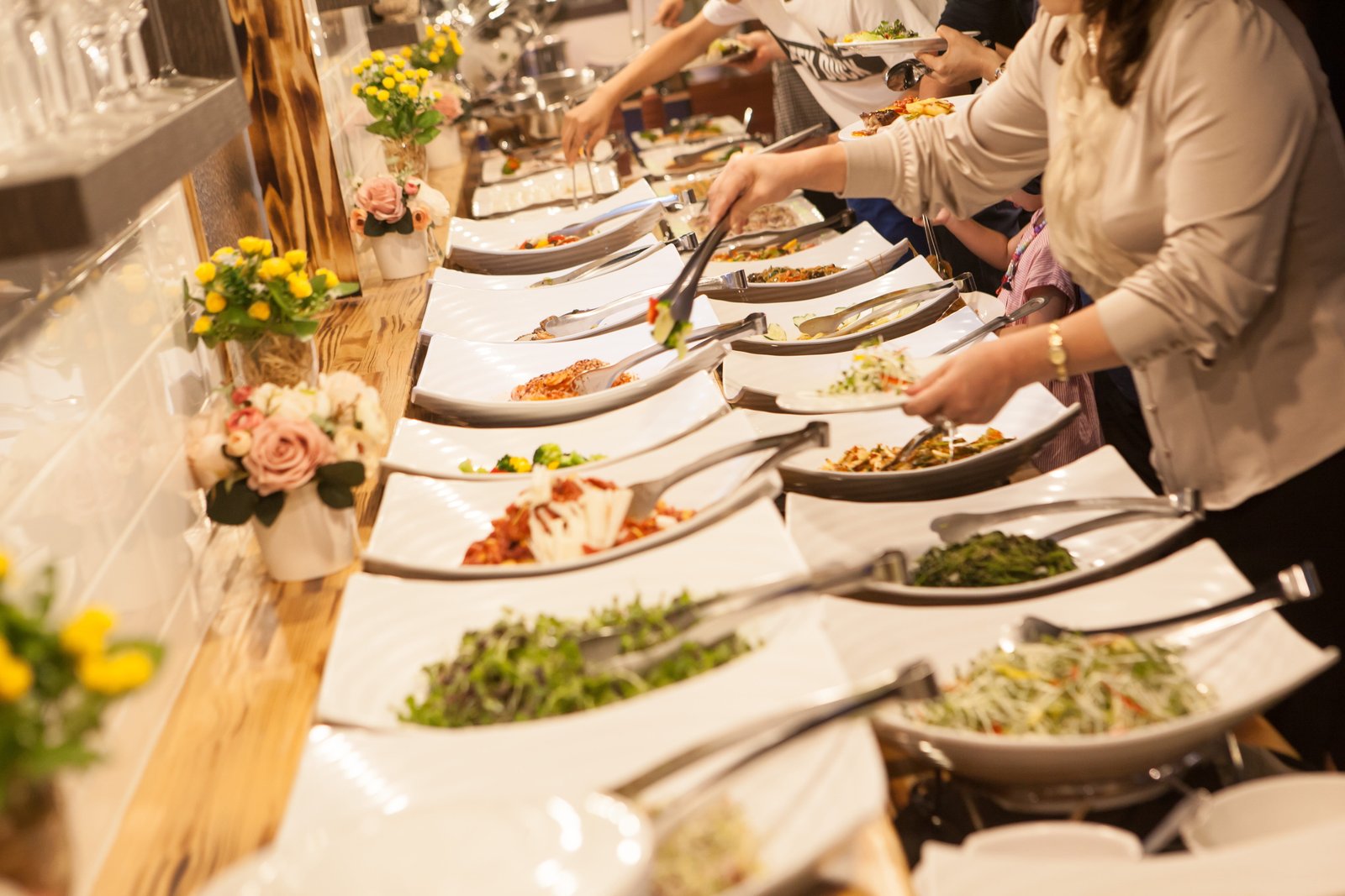buffet korean food birthday wedding ceremony reception 2k 4k 5k