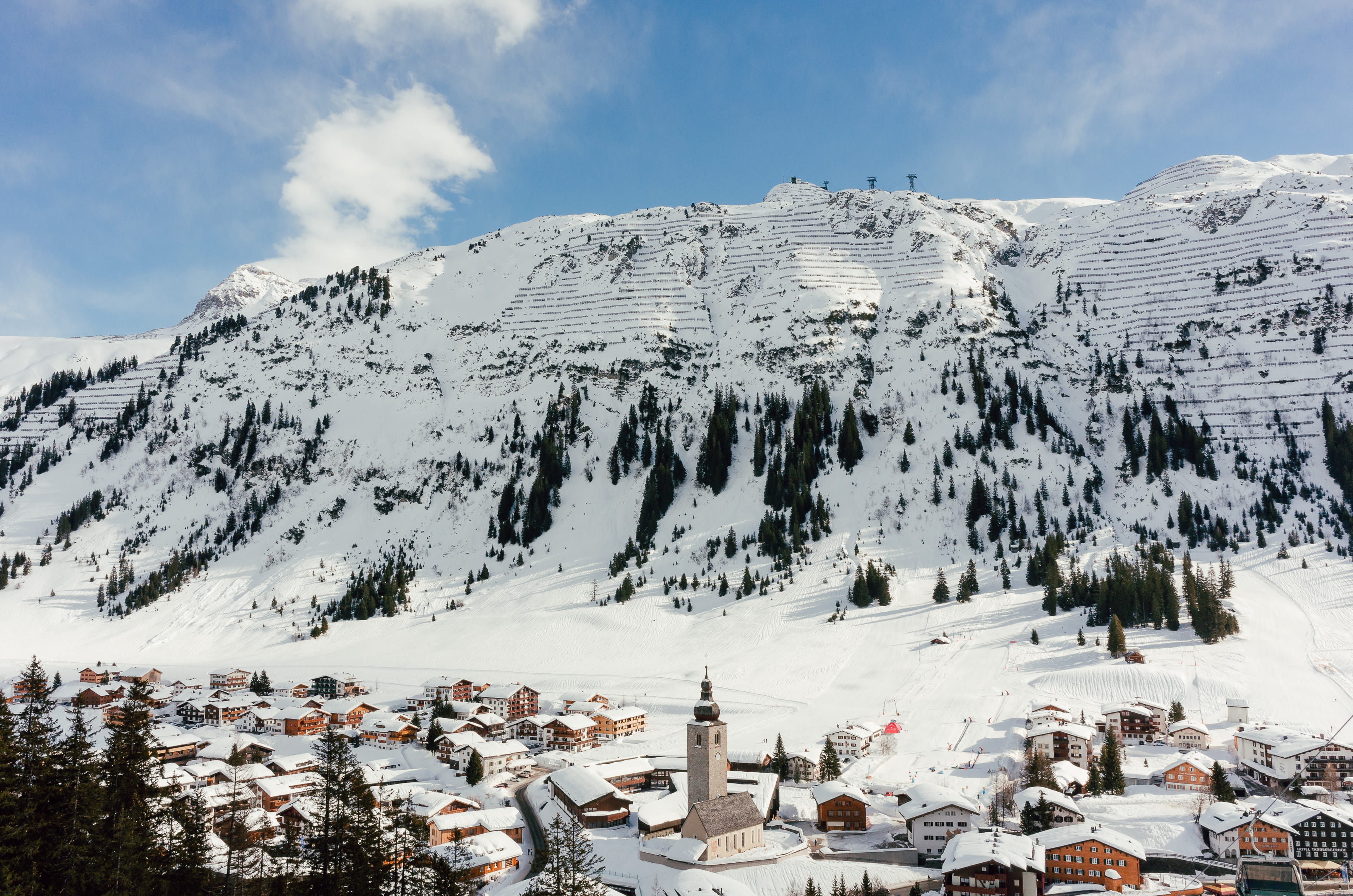 Lech am Arlberg Austria alpine alps anton austia austrian 2k 4k