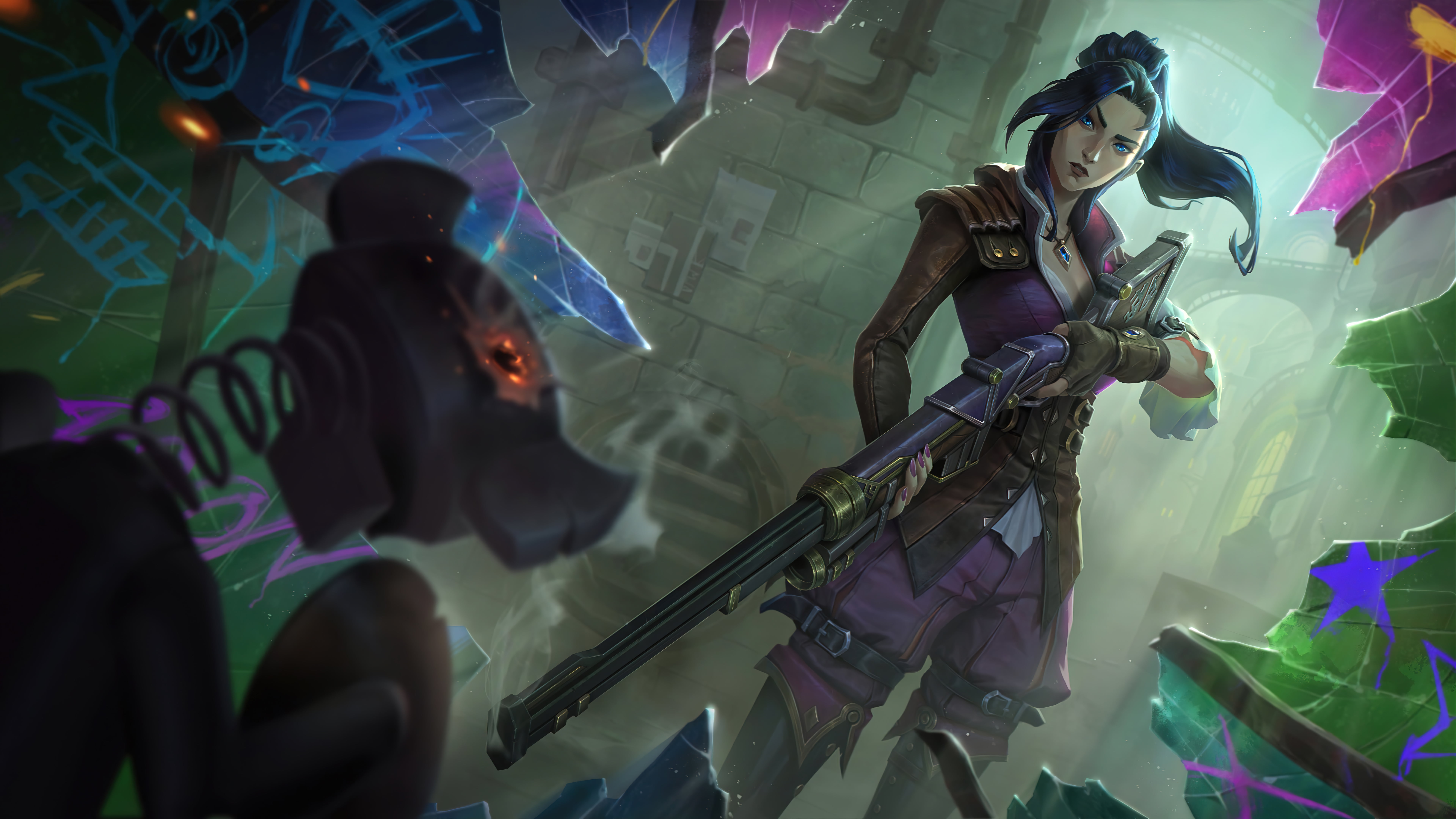 Netflix Arcane Caitlyn League of Legends ADC 2k 4k 5k 8k