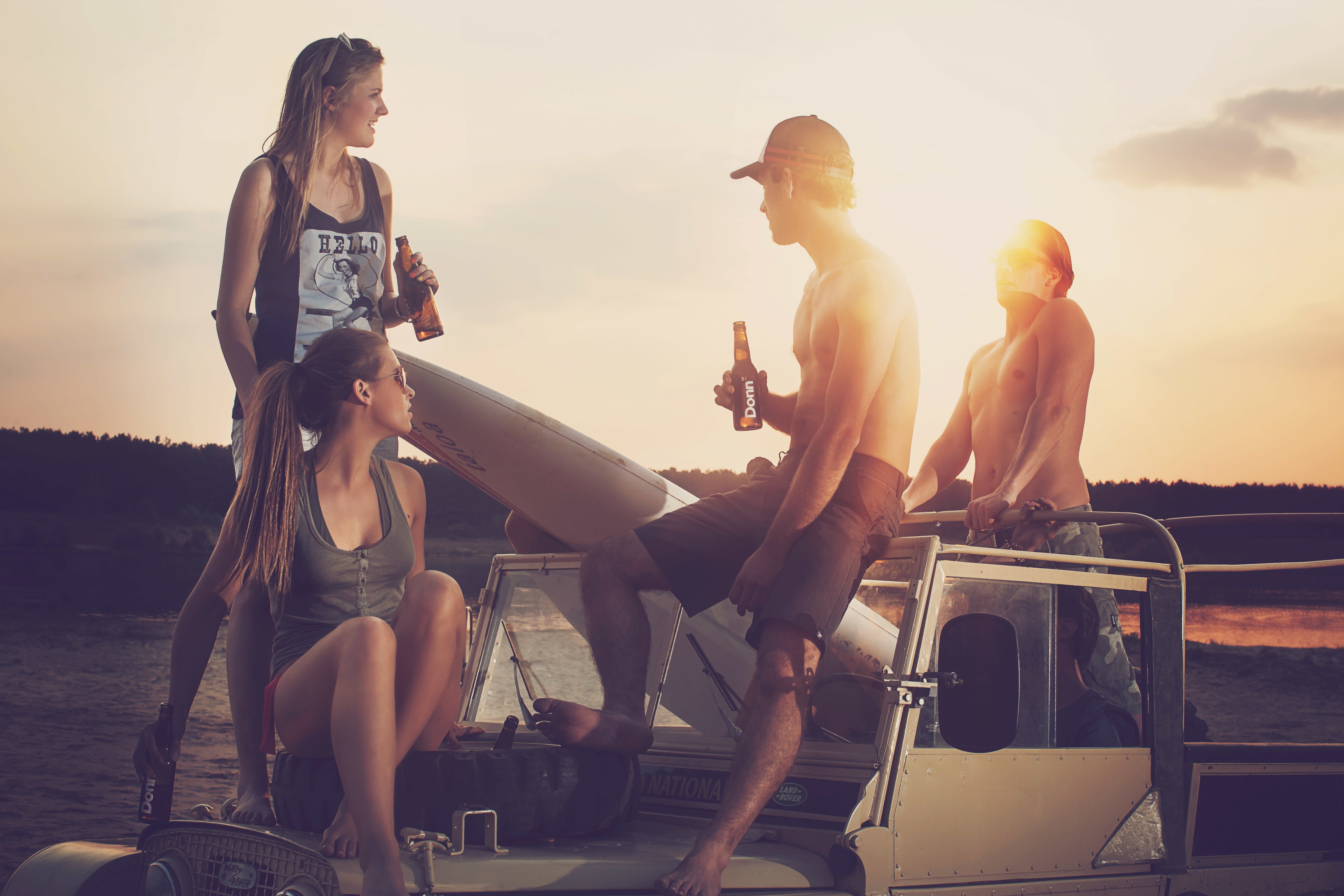 shirtless people women outdoors enjoying summer on beach 2k 4k 5k