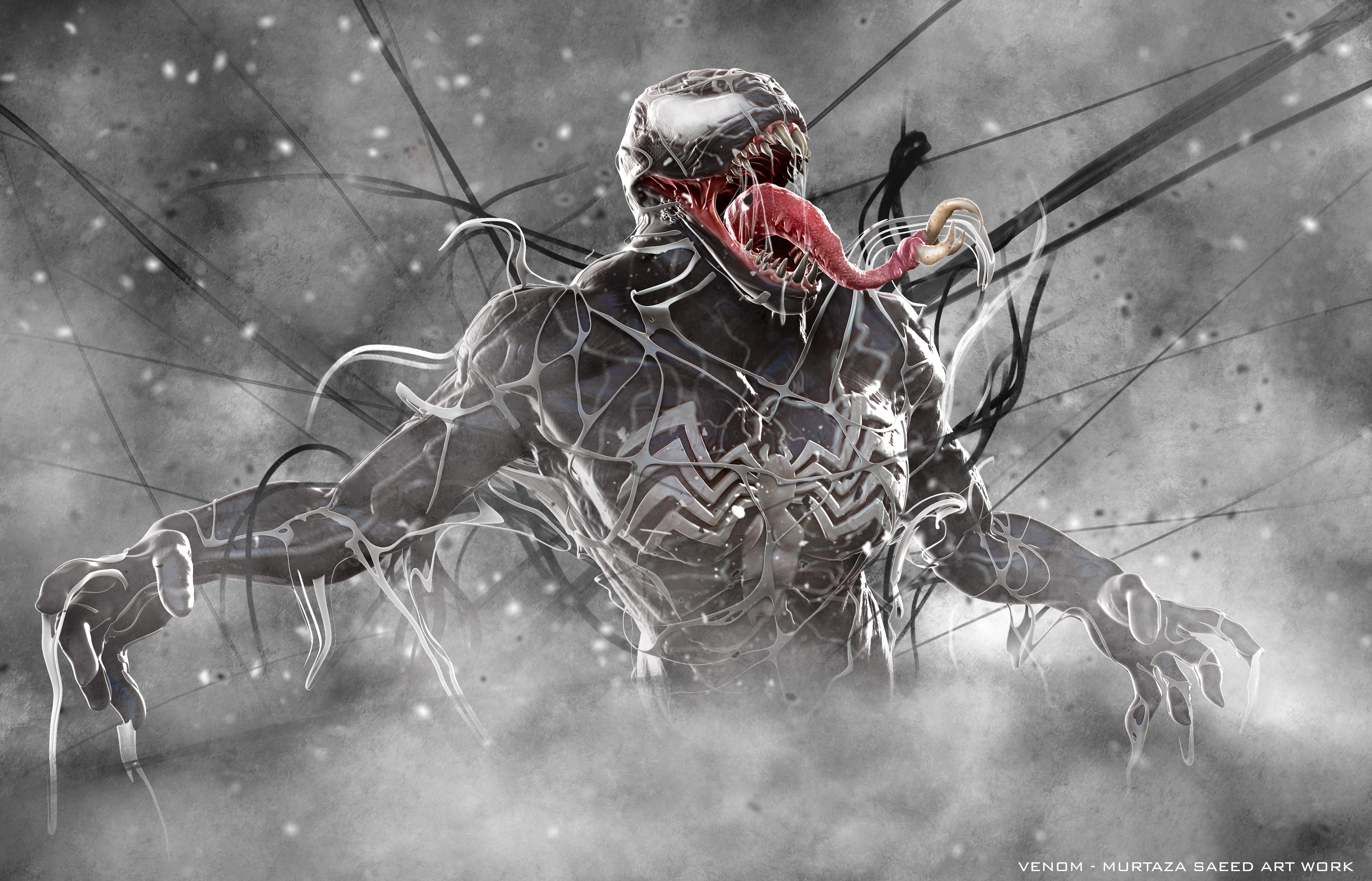 venom superheroes hd artwork artist deviantart supervillain 2k 4k