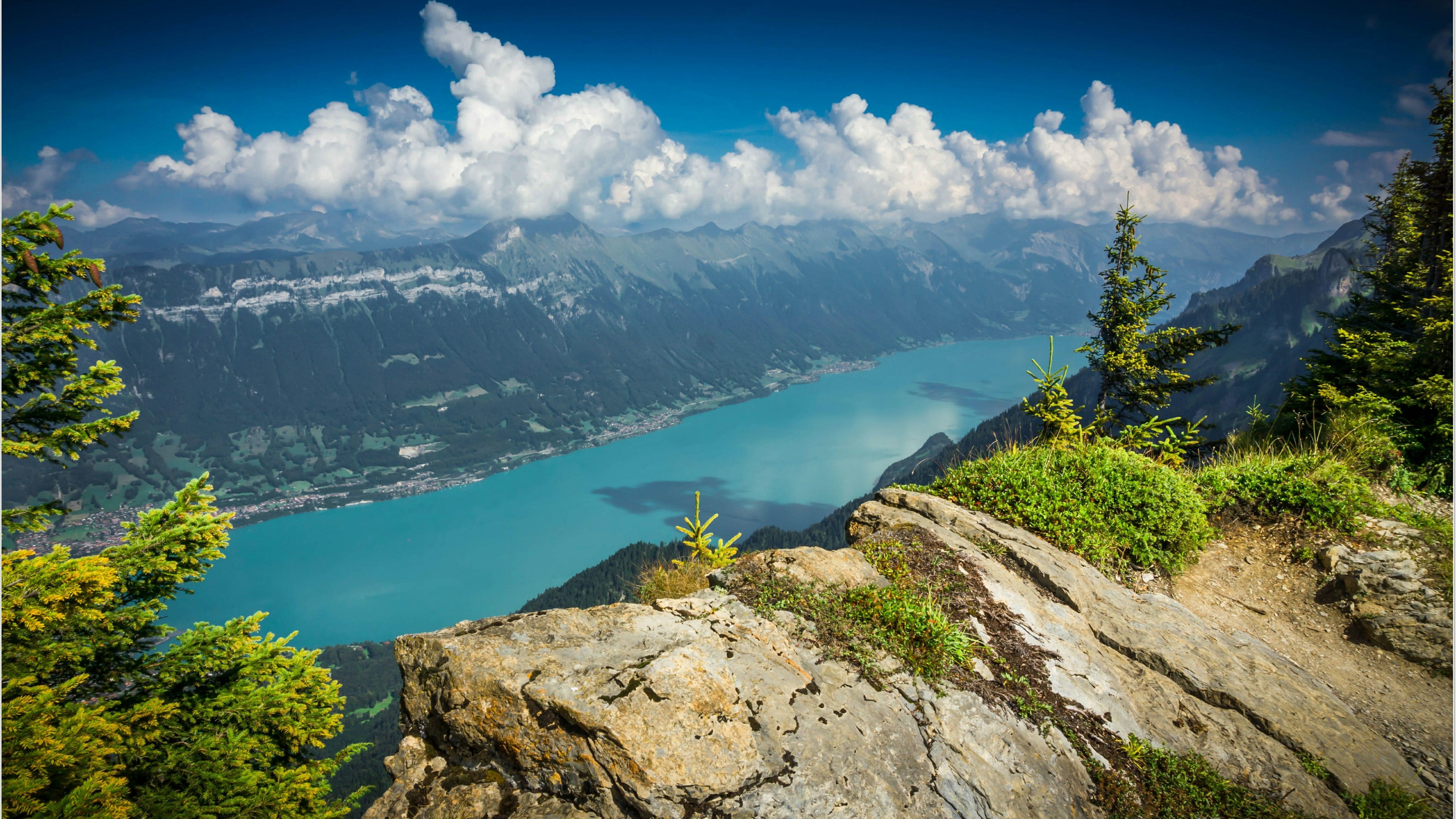 water switzerland berne lake brienz b deli landscape 2k 4k