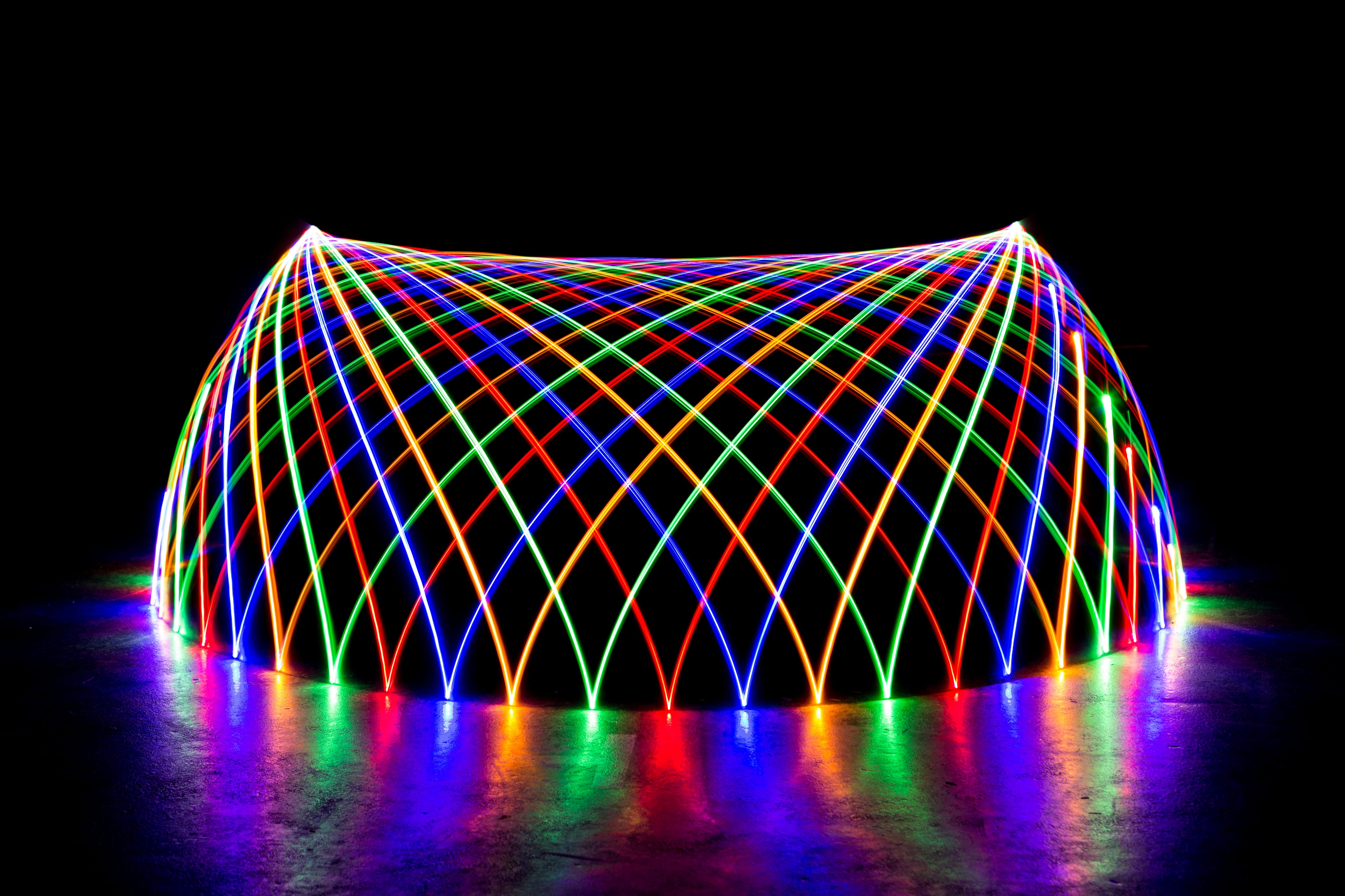 abstract desktop background lightpainting colors rgb pattern 2k 4k 5k