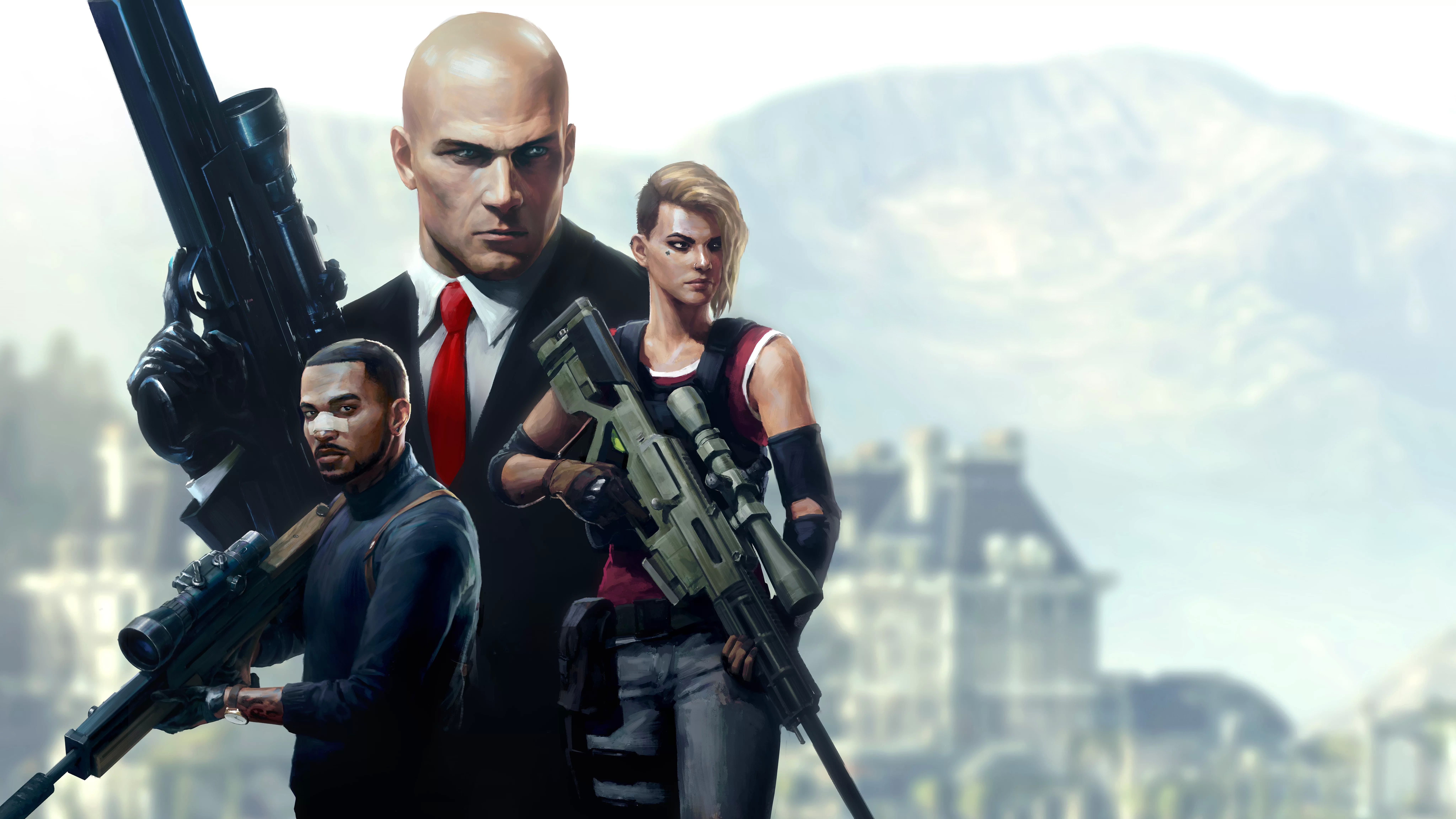 artwork Hitman 2 poster 2k 4k 5k 8k