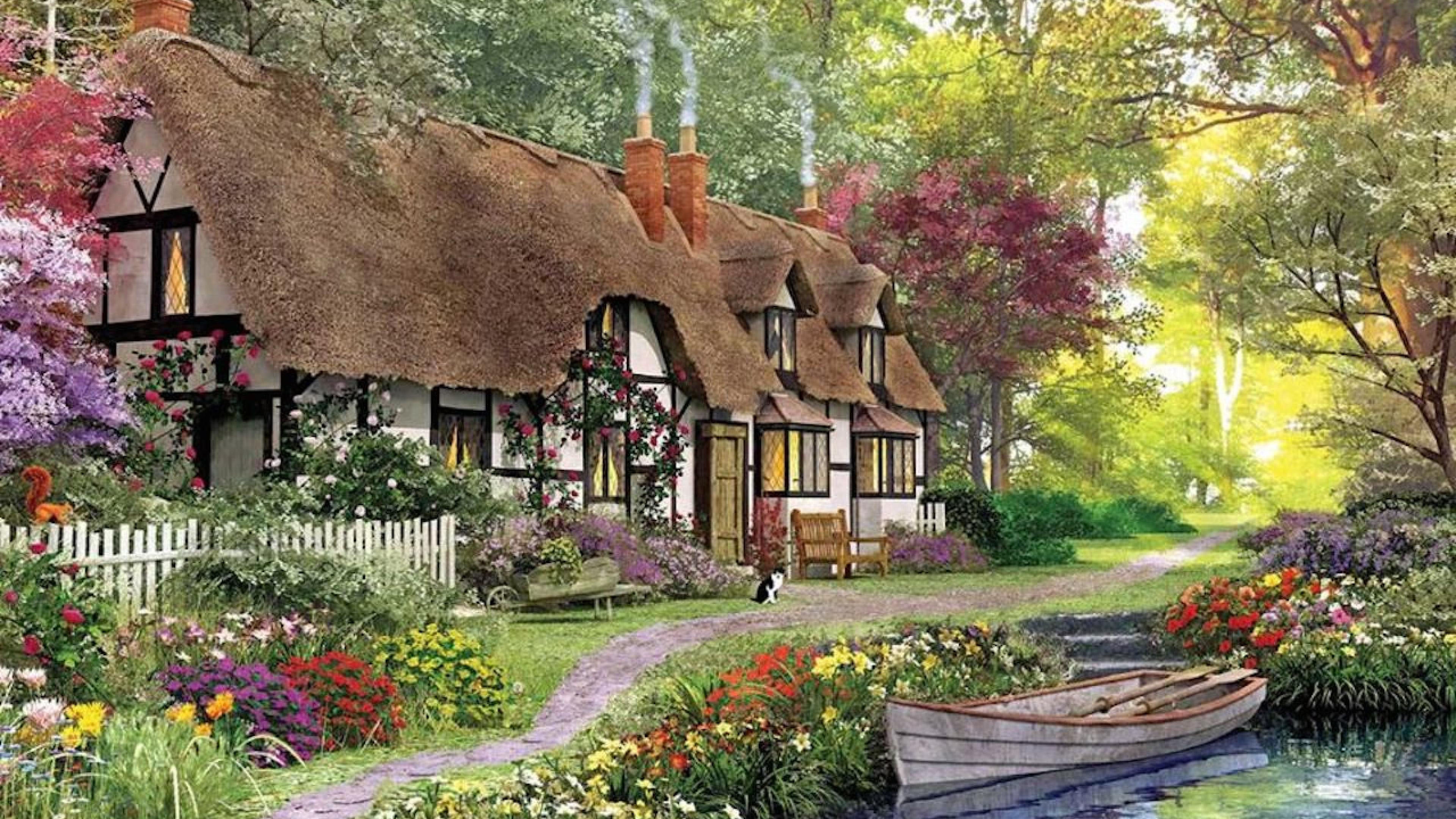 life house architecture building home old window roof 2k 4k