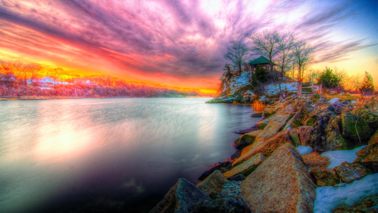 nature landscape sky canyon travel tree mountain water 2k 4k