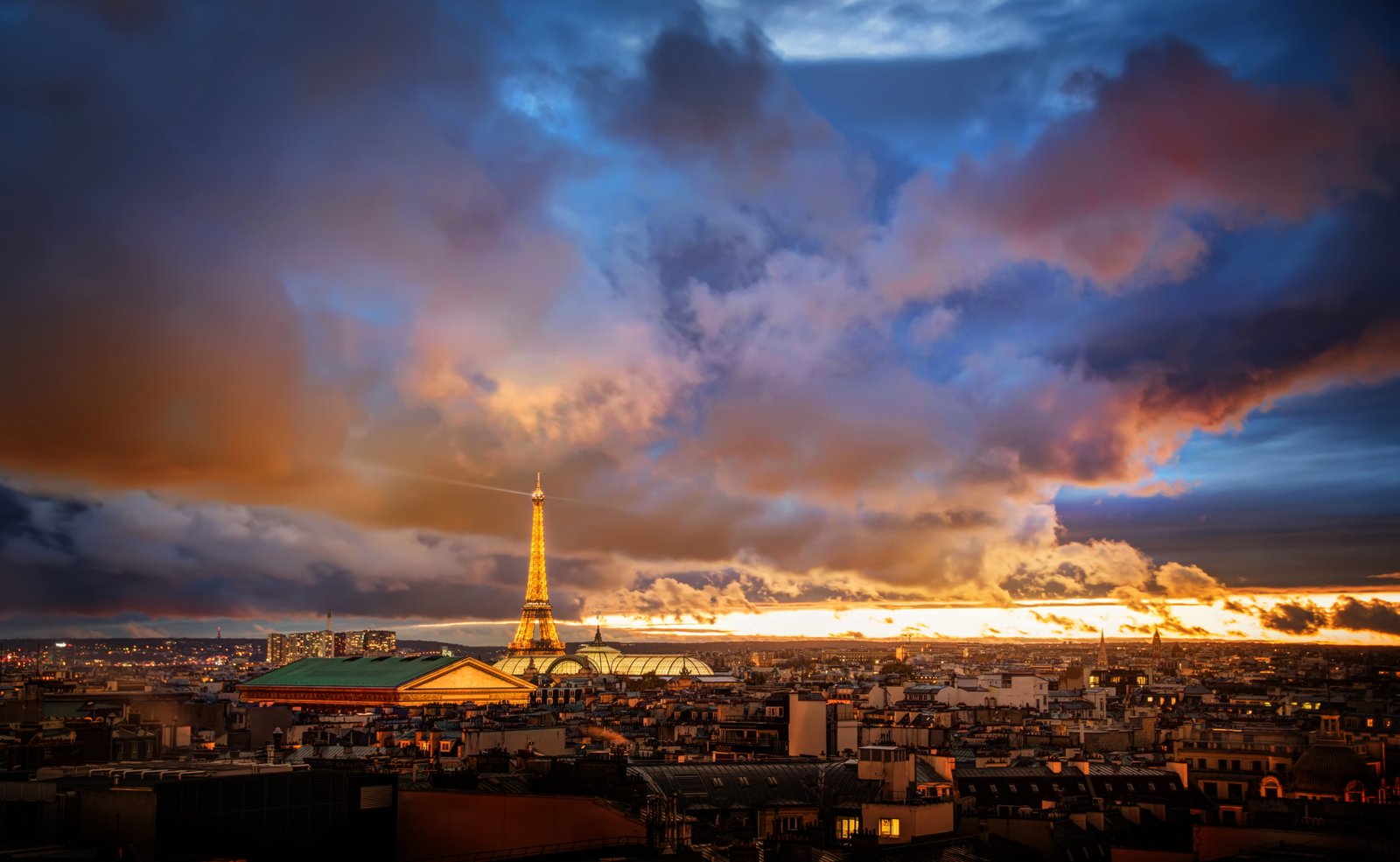 paris sunset world photography hd architecture 2k 4k 5k