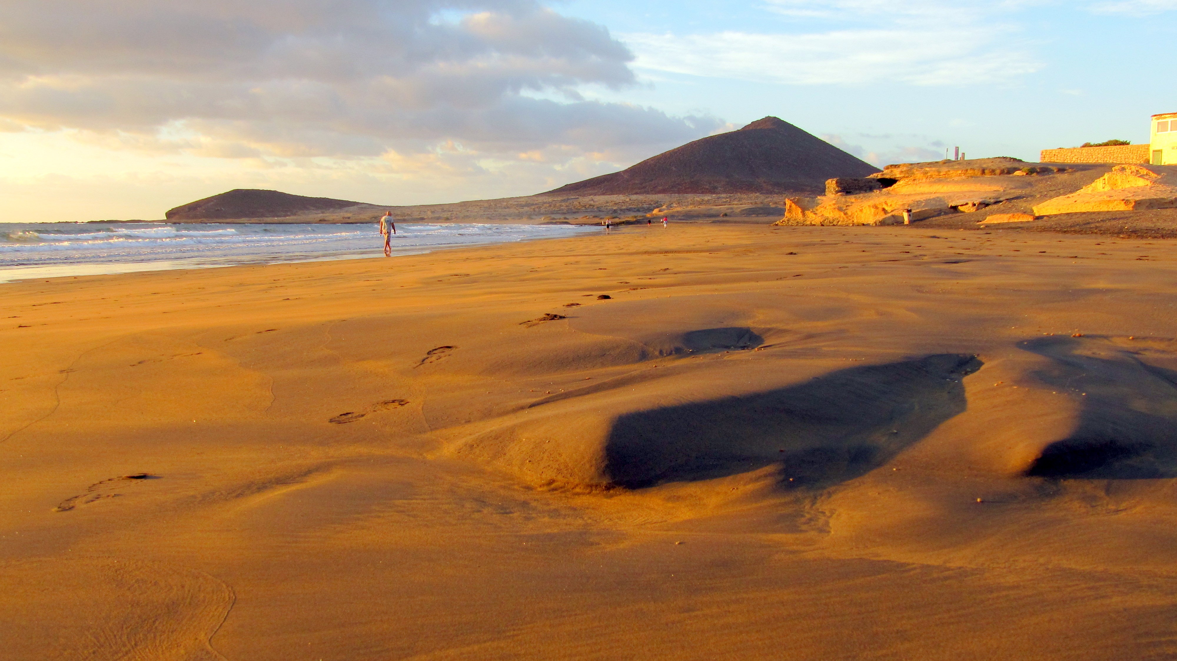 tenerife morgenstimmung el medano desert sand beach land 2k 4k