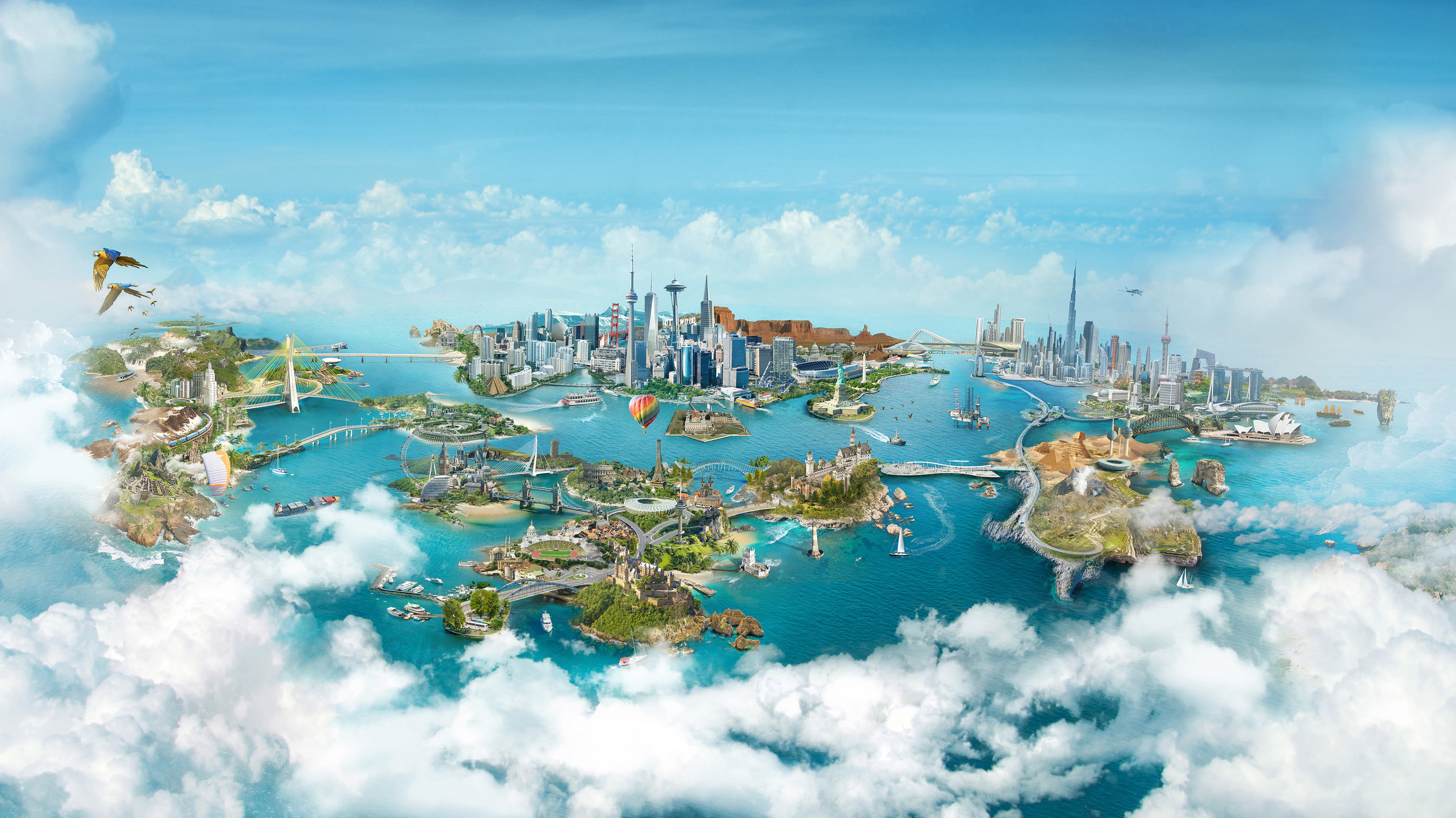 world modern attractions 2k 4k